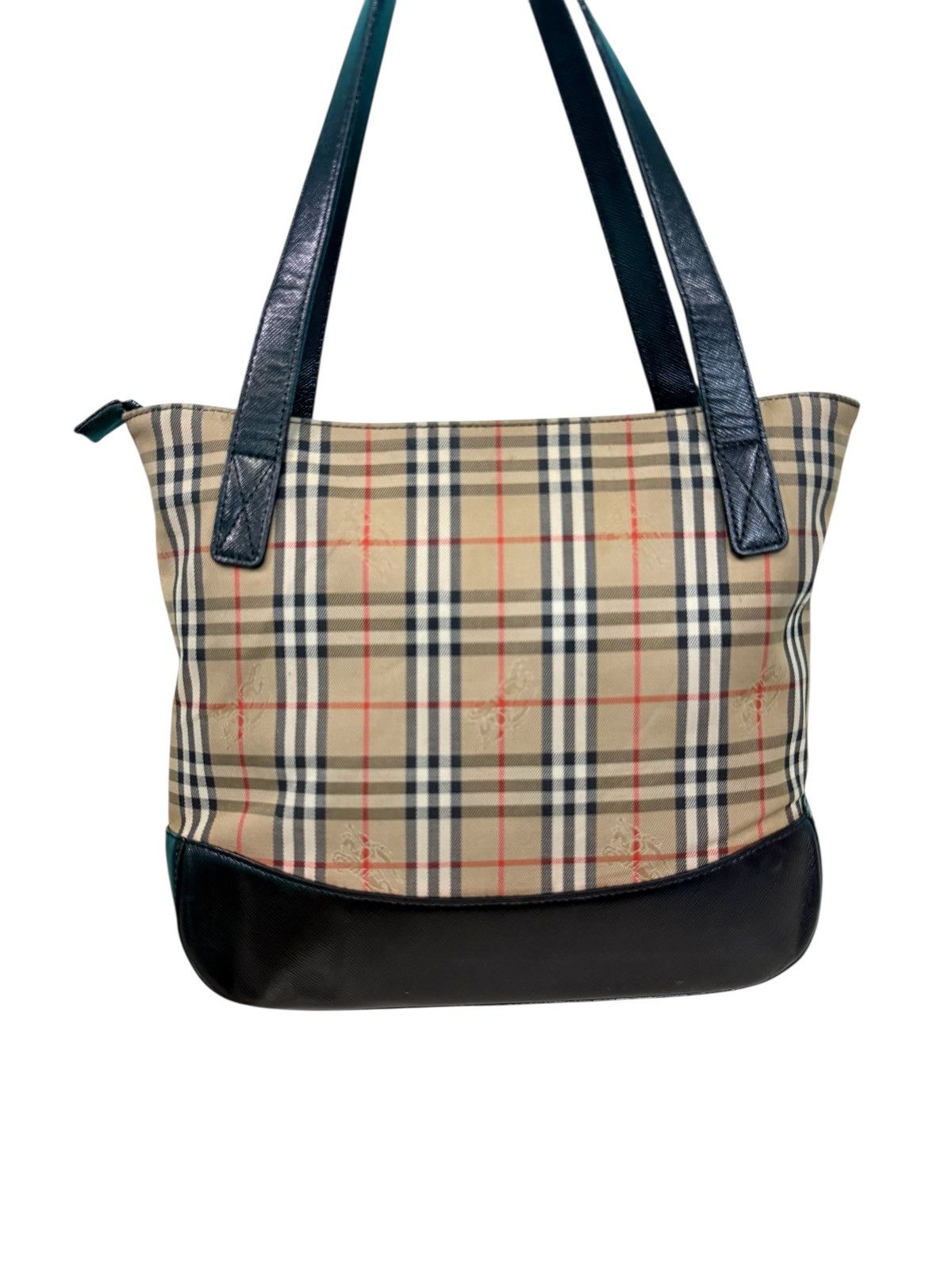 Burberry RARE VINTAE BURBERRYS NOVA CHECK TOTE BAG Size ONE SIZE - 7 Thumbnail