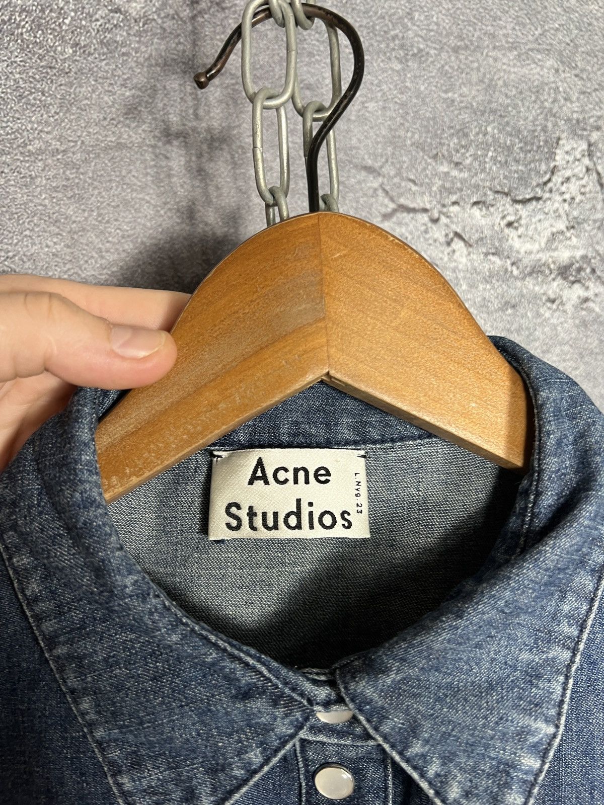 Acne Studios Acne Studios Denim Shirt Dress Size S Size S / US 4 / IT 40 - 5 Thumbnail