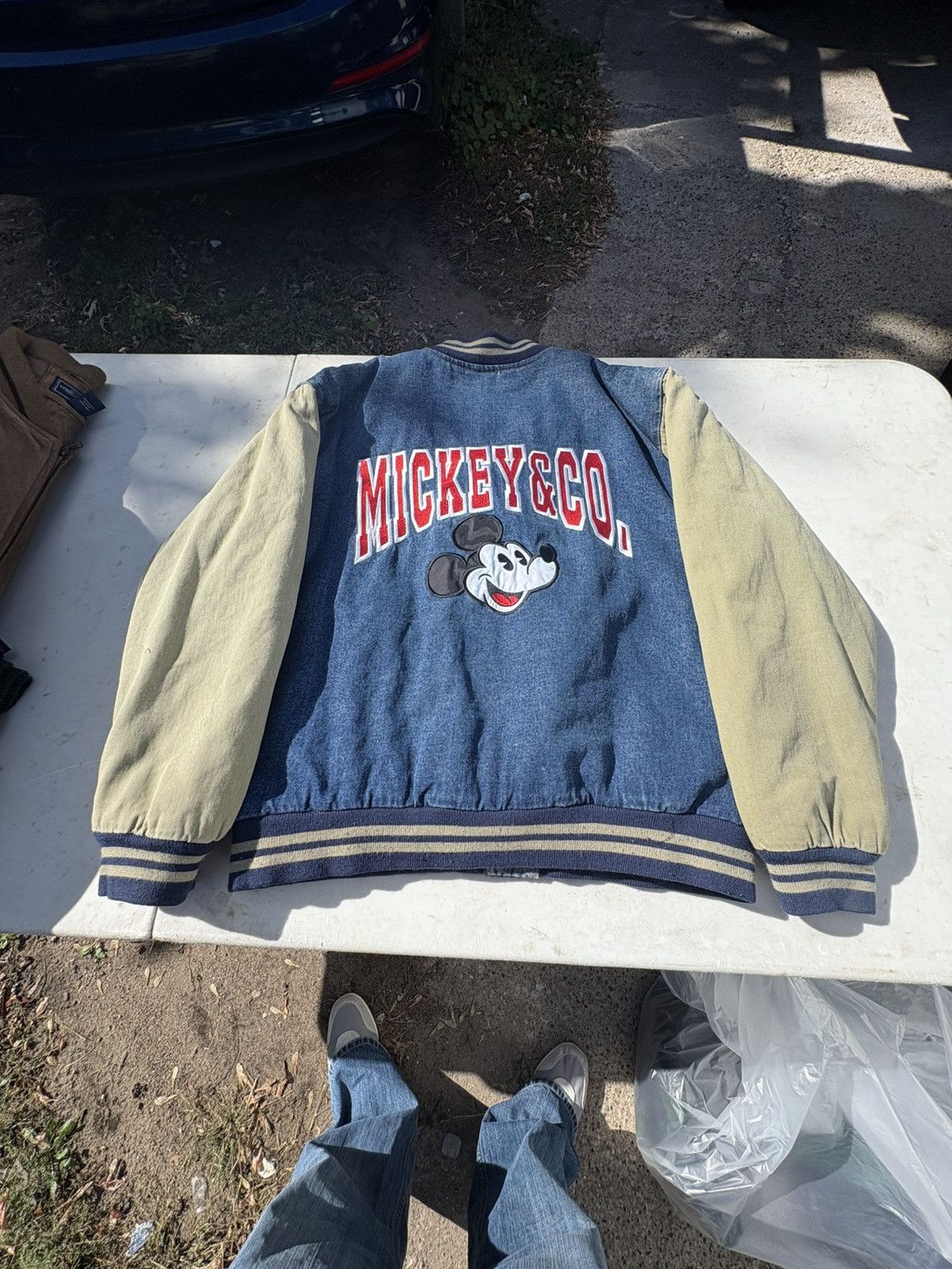 Disney Vintage Mickey Mouse Jacket Jean Size US M / EU 48-50 / 2 - 4 Thumbnail
