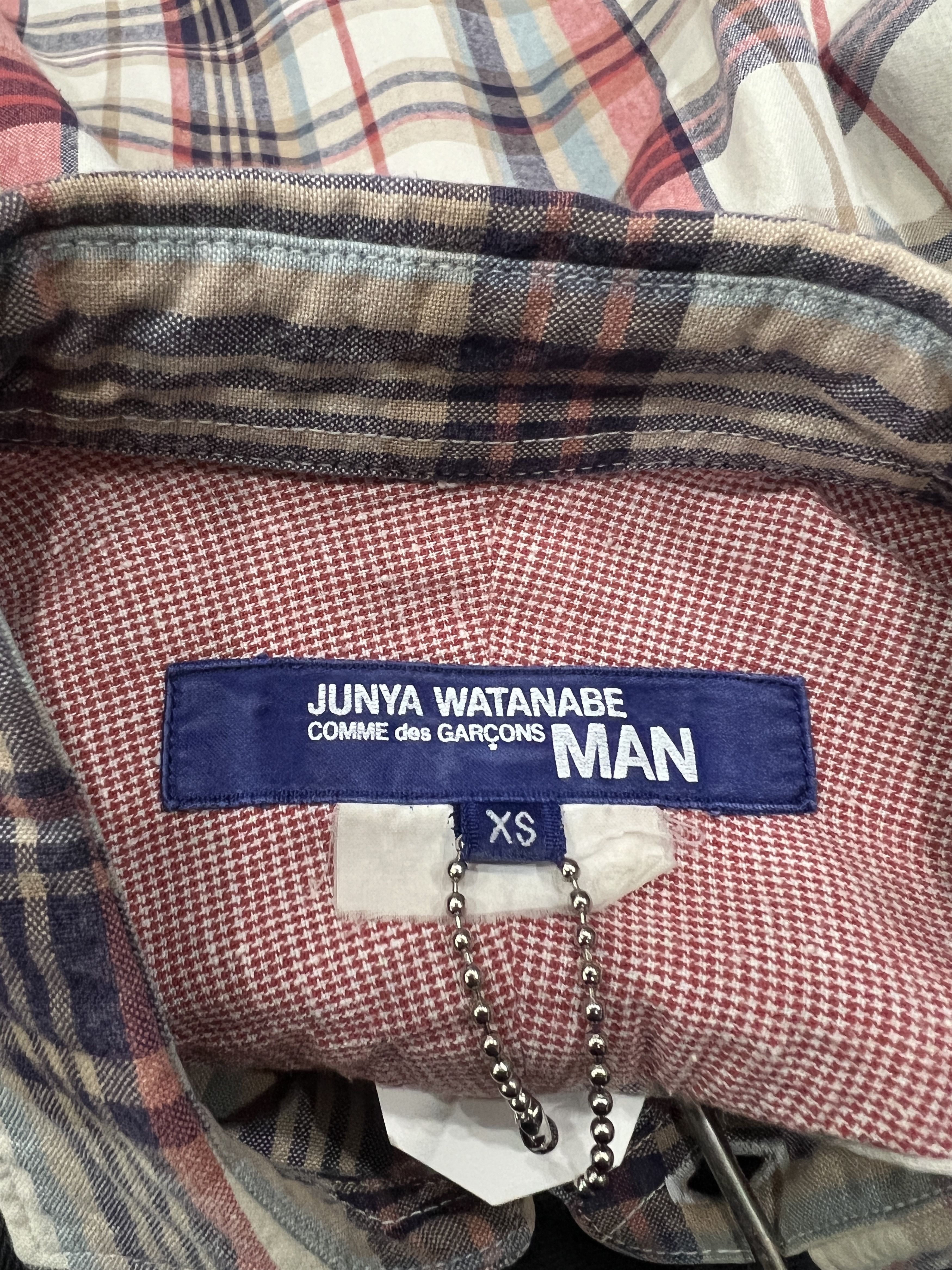 Junya Watanabe Junya Watanabe Comme des Garçons MAN patchwork flannel shirt Size US XS / EU 42 / 0 - 3 Thumbnail