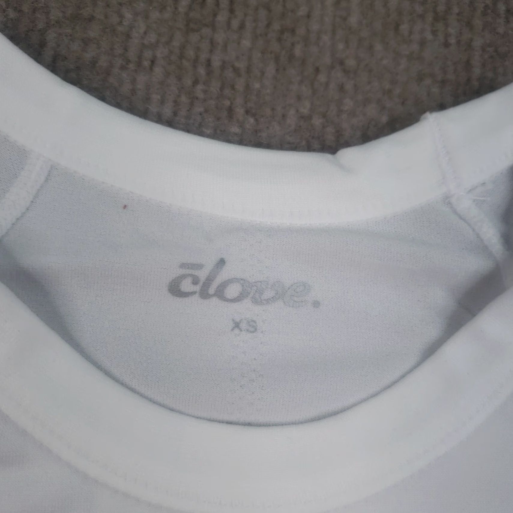 Vintage Clove Shirt Womens XS White Crewneck Long Sleeve Stretch Fitted Underscrub Size XS / US 0-2 / IT 36-38 - 3 Thumbnail