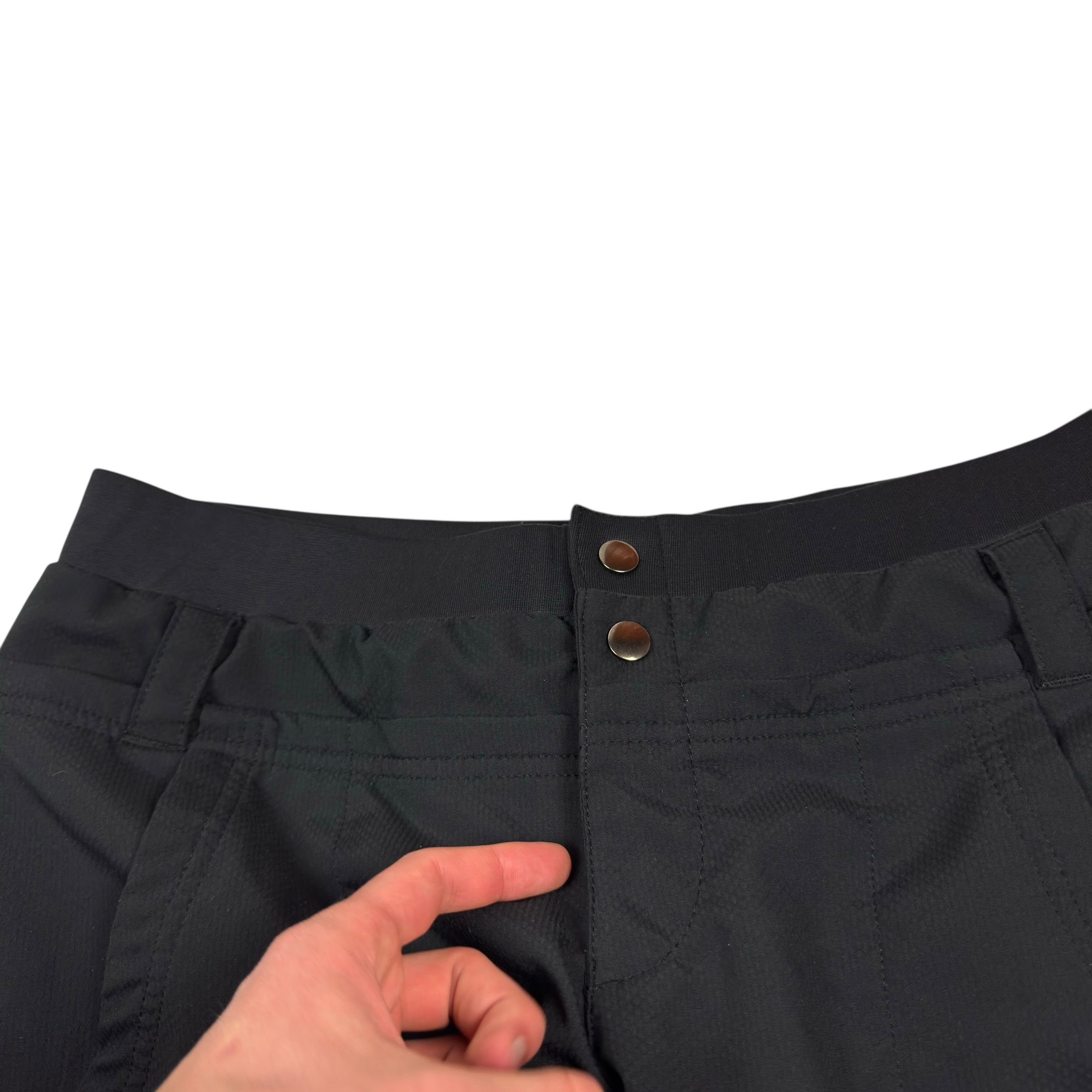 Nike × Vintage Nike Dri-Fit Women's Black Swoosh Straight Leg Track Pants M Size 30" / US 8 / IT 44 - 6 Thumbnail