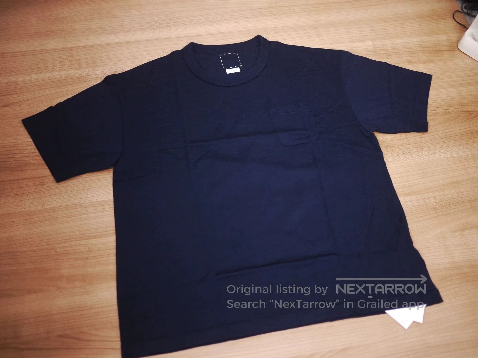 Visvim Blue Short Sleeve Pocket T-Shirt. Size US S / EU 44-46 / 1 - 2 Thumbnail