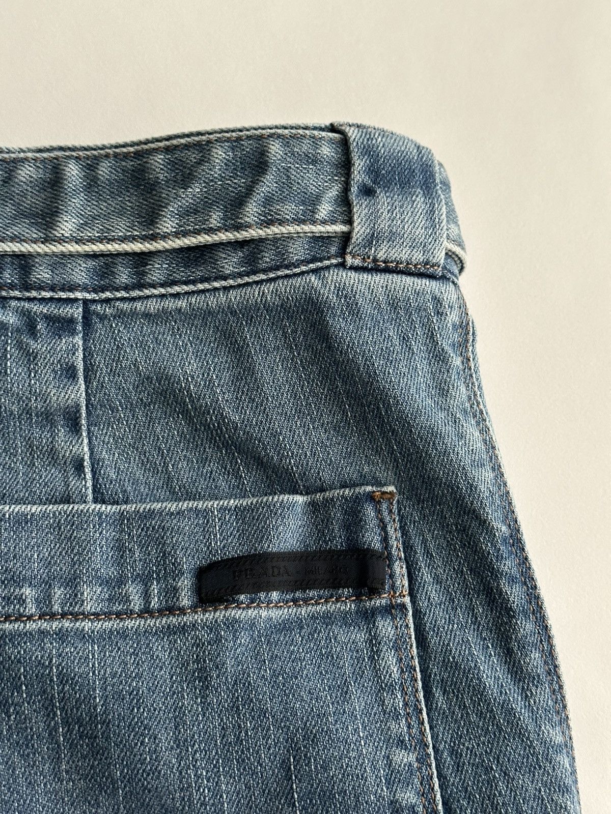 Prada Prada Belted Denim Work Pants Size US 30 / EU 46 - 7 Thumbnail