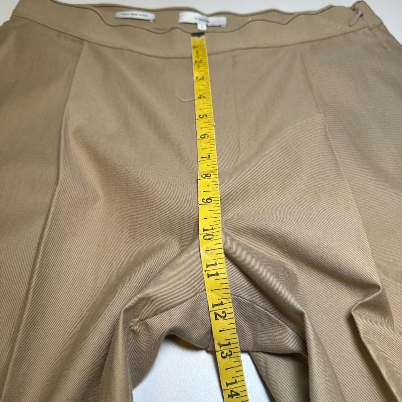 Vince Vince Beige Wide-Leg Trousers Size 30" / US 8 / IT 44 - 11 Thumbnail