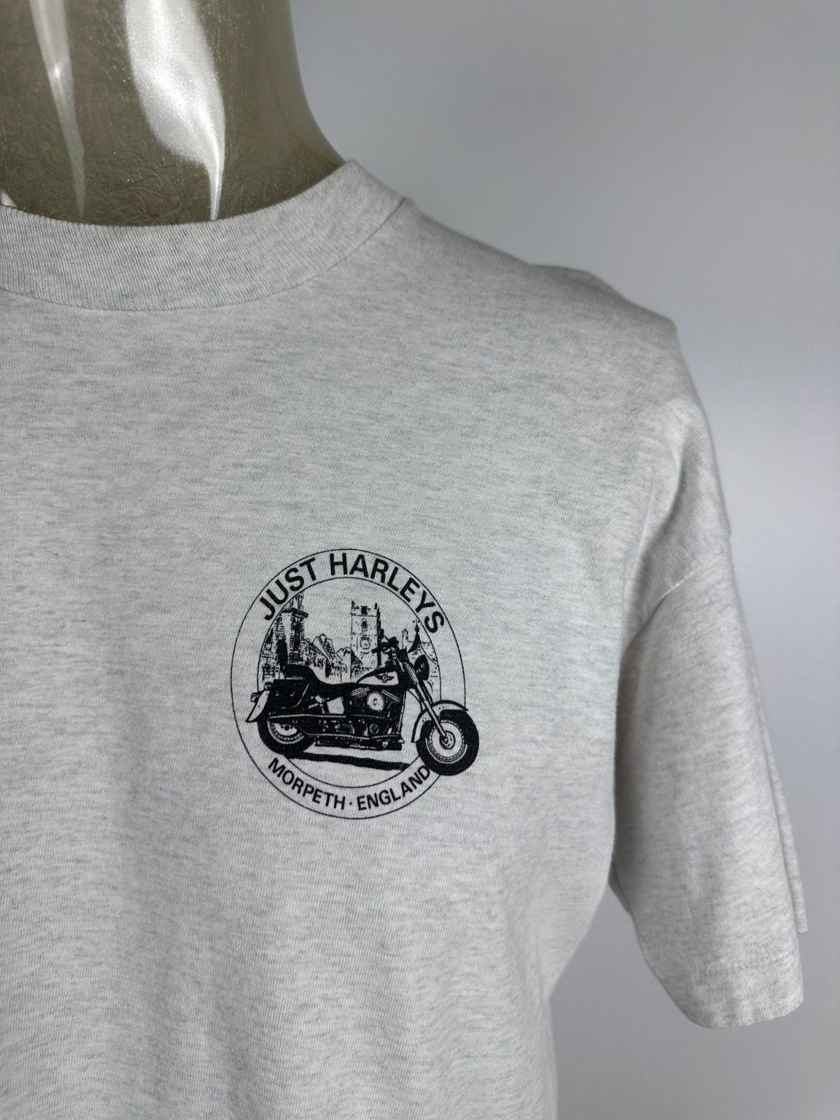 Harley Davidson Harley Davidson Just Harleys Morpeth England Vintage T Shirt Size US L / EU 52-54 / 3 - 4 Thumbnail