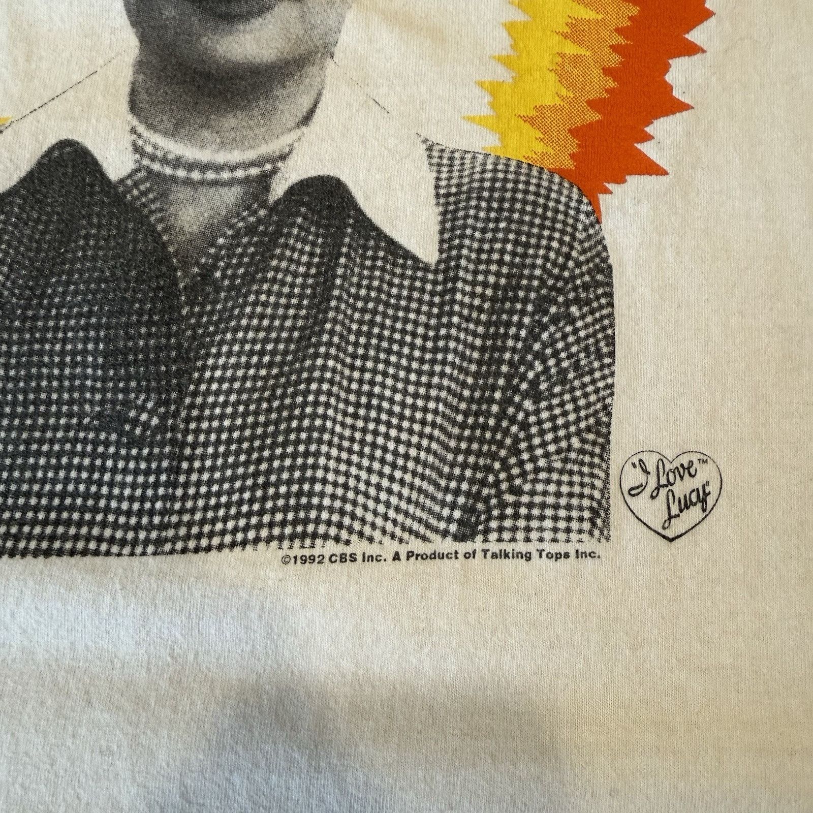 Vintage Vintage I Love Lucy Shirt Large White 90s CBS TV Promo Size US L / EU 52-54 / 3 - 5 Thumbnail