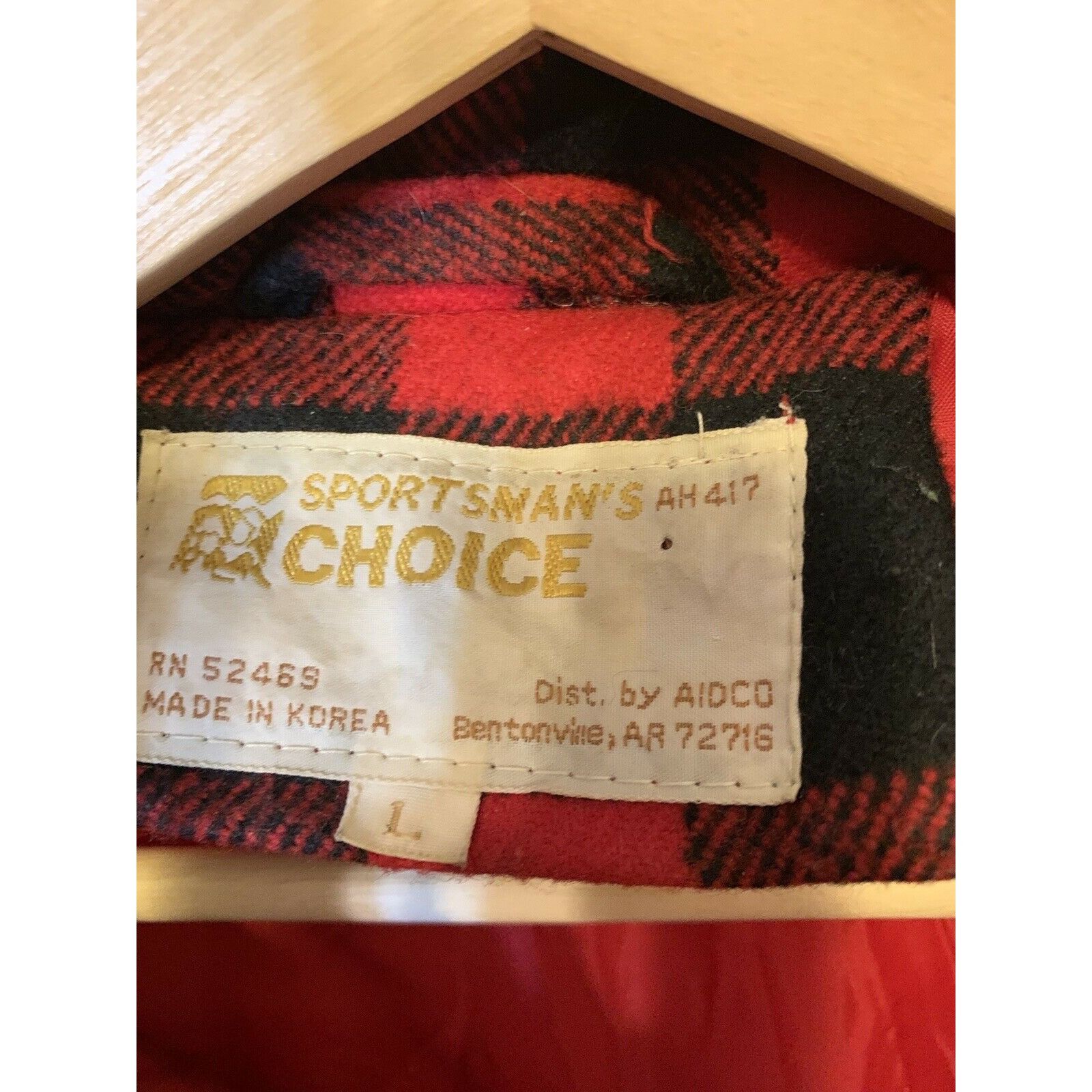 Vintage SPORTSMAN’S CHOICE Men’s Sz L plaid hunting vest vtg black & Size US L / EU 52-54 / 3 - 2 Thumbnail