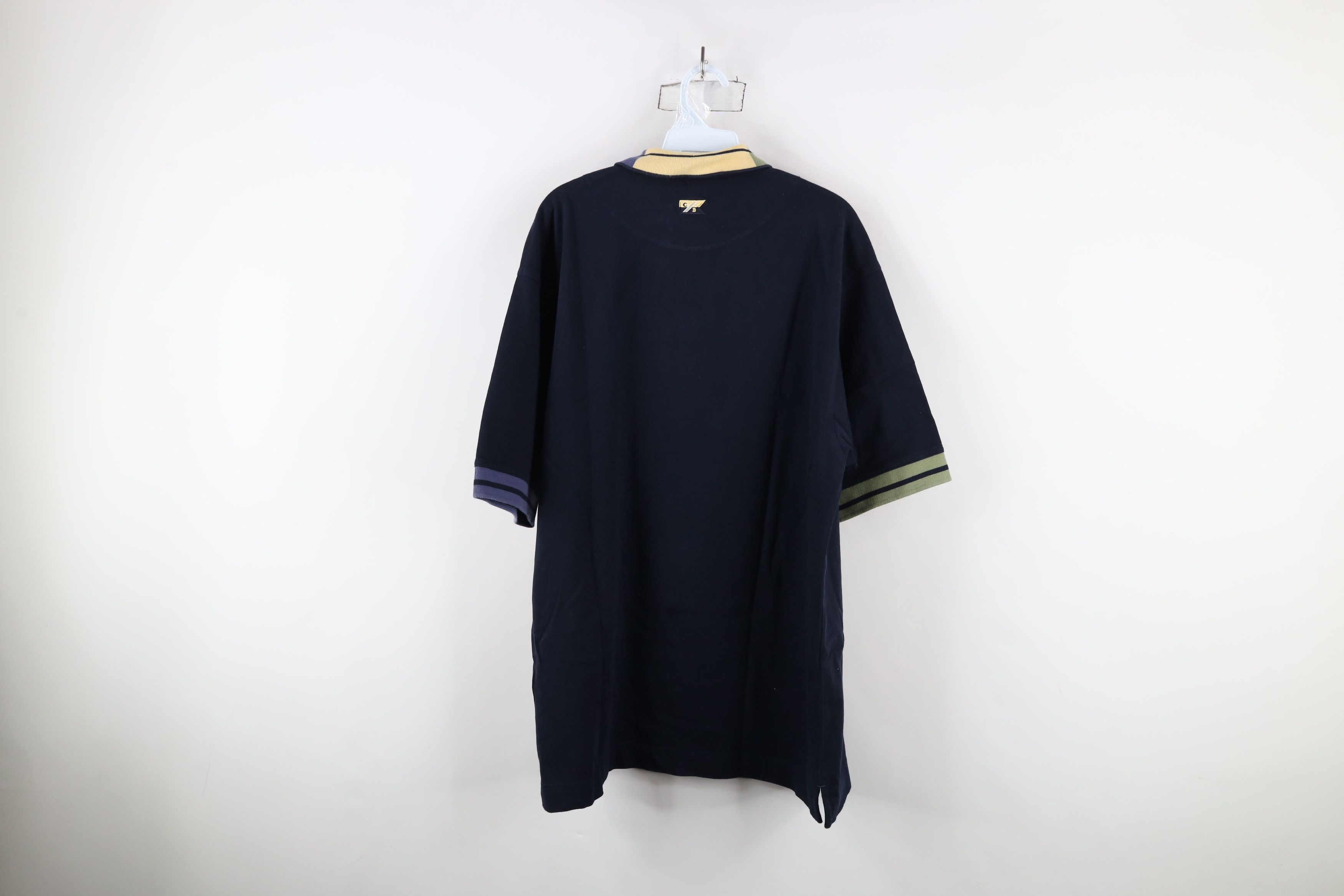 Vintage Vintage 90s ESPN Short Sleeve Collared Polo Shirt Blue Size US L / EU 52-54 / 3 - 10 Thumbnail