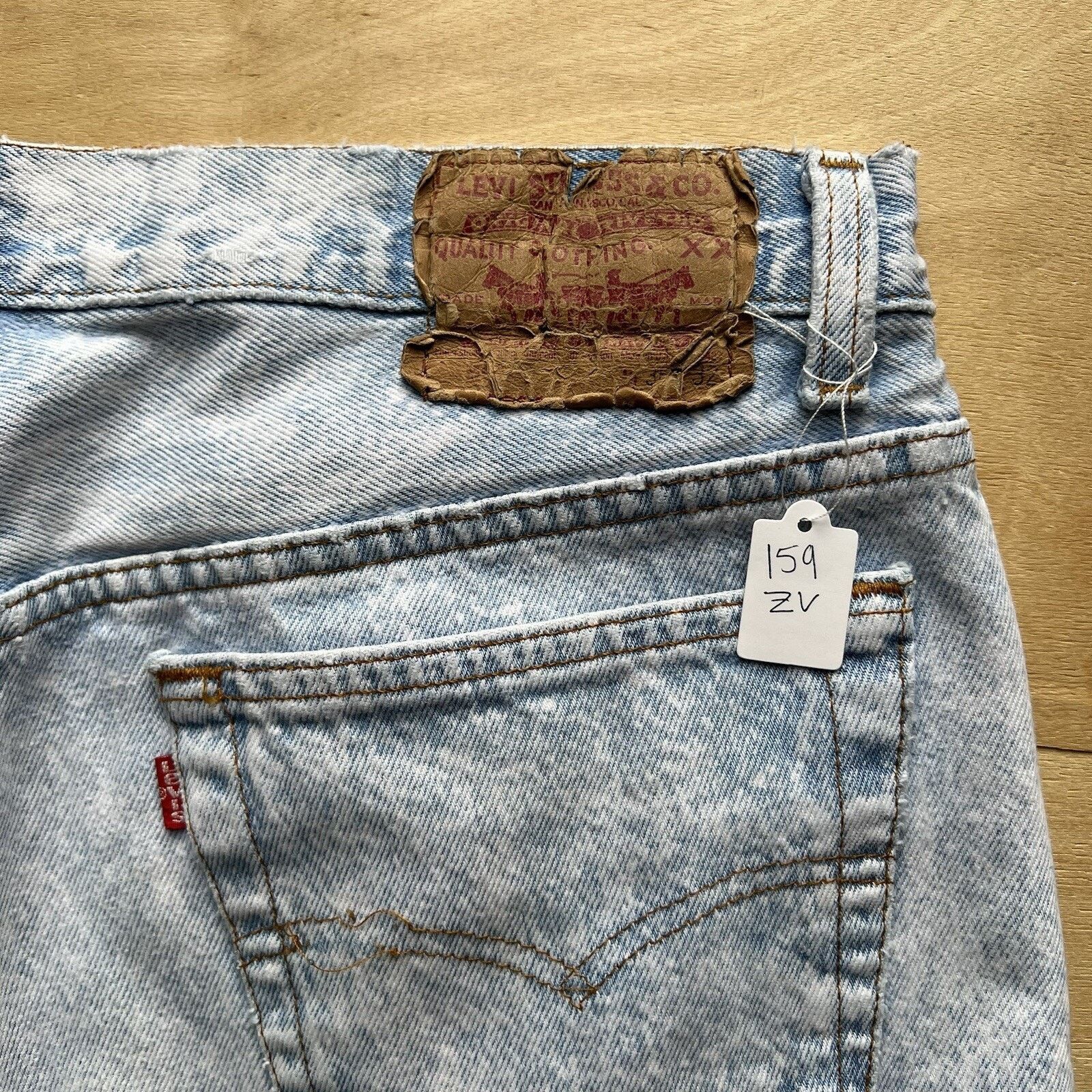Levi's × Vintage Vintage Levis 501 Jeans 34x28 Blue 80s Denim Made in USA Size US 34 / EU 50 - 11 Thumbnail