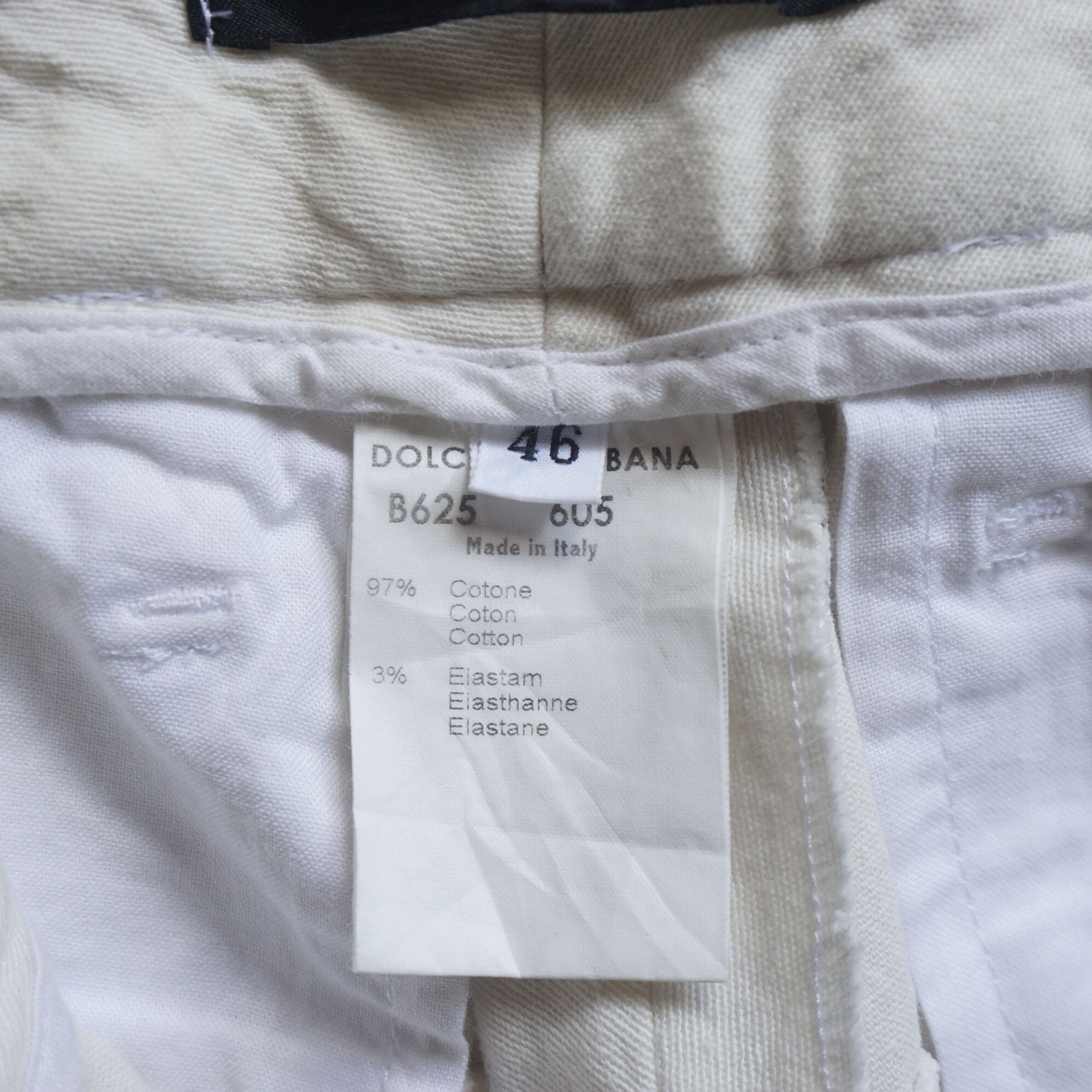Dolce & Gabbana × Vintage Dolce Gabbana white trouser Size US 30 / EU 46 - 4 Thumbnail