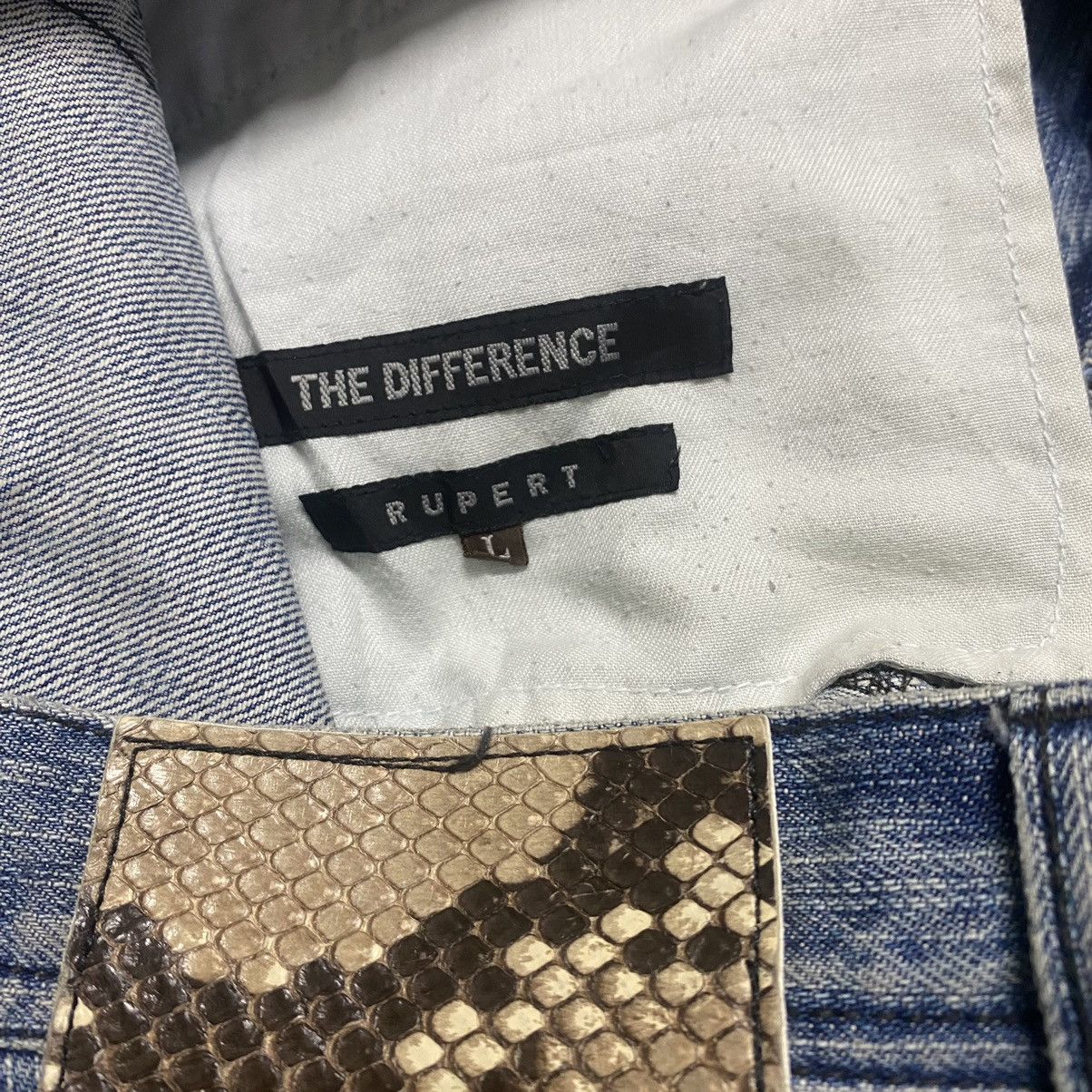 If Six Was Nine RUPERT THE DIFFERENCE Denim Flare Jeans Snake Patch Size US 32 / EU 48 - 16 Thumbnail