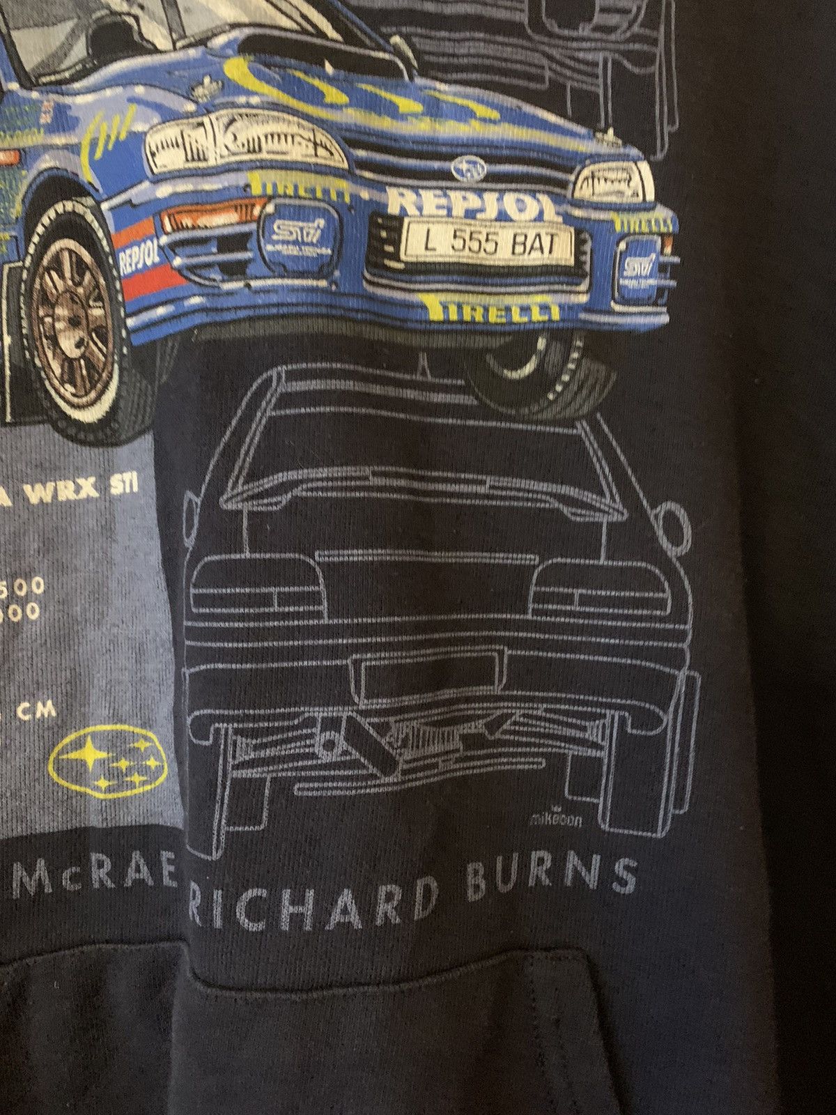 Vintage Subaru Impreza WRX STI Colin McRae and Richard Burns hoodie Size US M / EU 48-50 / 2 - 9 Thumbnail