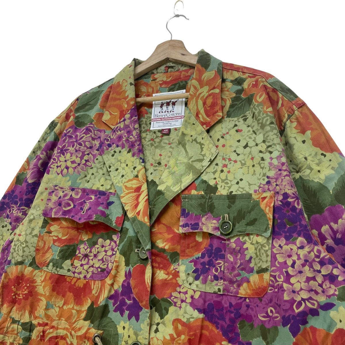 Henry Cotton's 🔥 Design By Hennry Cottons Fullprint Floral Multi Pocket Size L / US 10 / IT 46 - 5 Thumbnail