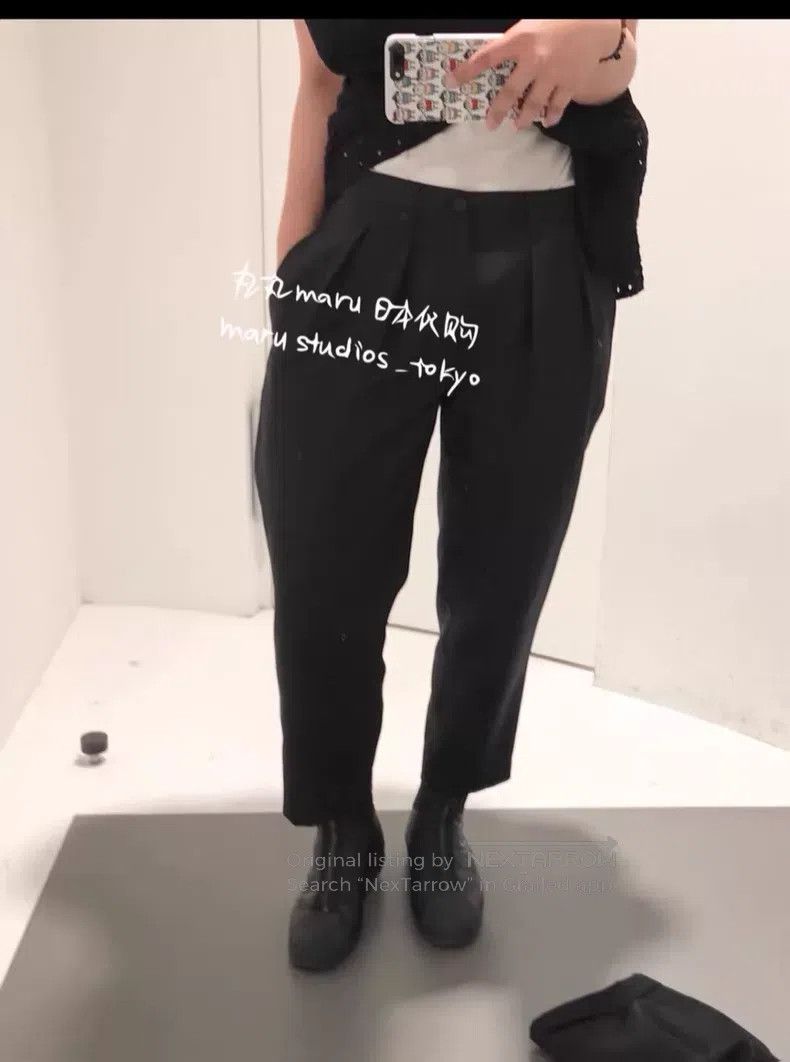 Comme des Garcons Comme des Garcons size S Pleated trousers wool Size 23" - 1 Thumbnail