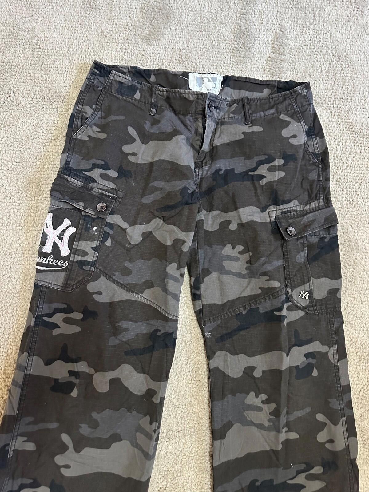 Designer Vintage New York Yankees Cargo Pant Sz 14 Size 32" / US 10 / IT 46 - 4 Thumbnail