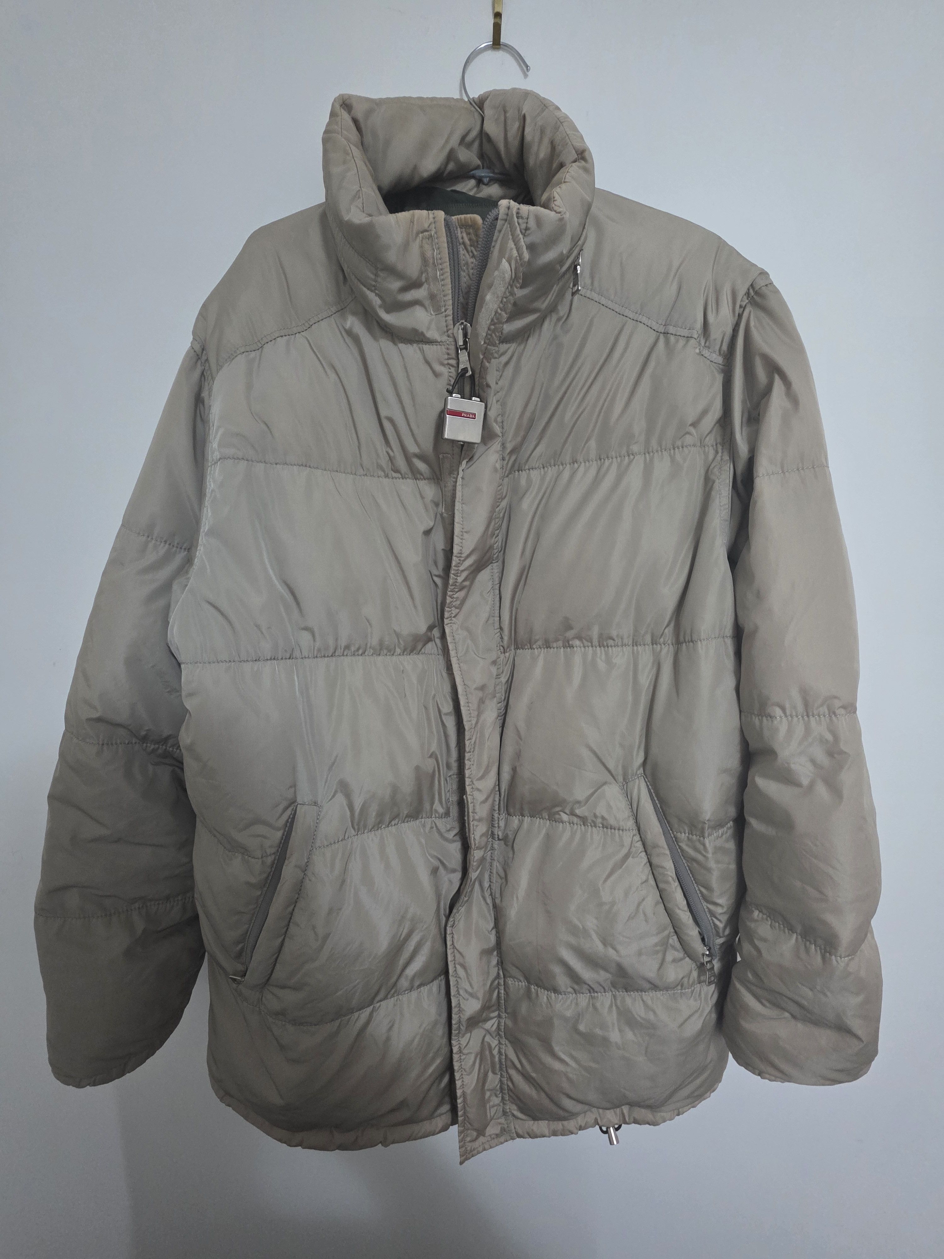 Prada Prada Nylon Puffer Jacket Size US XL / EU 56 / 4 - 1 Thumbnail