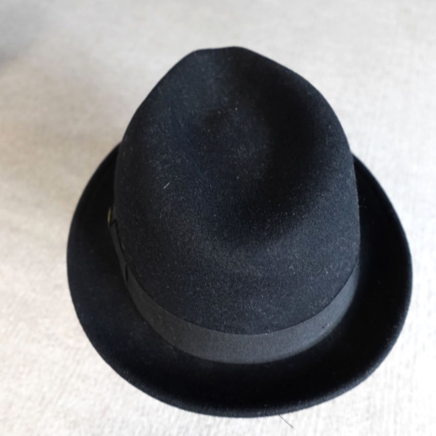 Goorin Bros. Goorin Bros Hat Fedora 2XL Black Wool 100% Felt Mens Fedora Casual Black 2XL Winter Spring 2XL Mens Size ONE SIZE - 4 Thumbnail