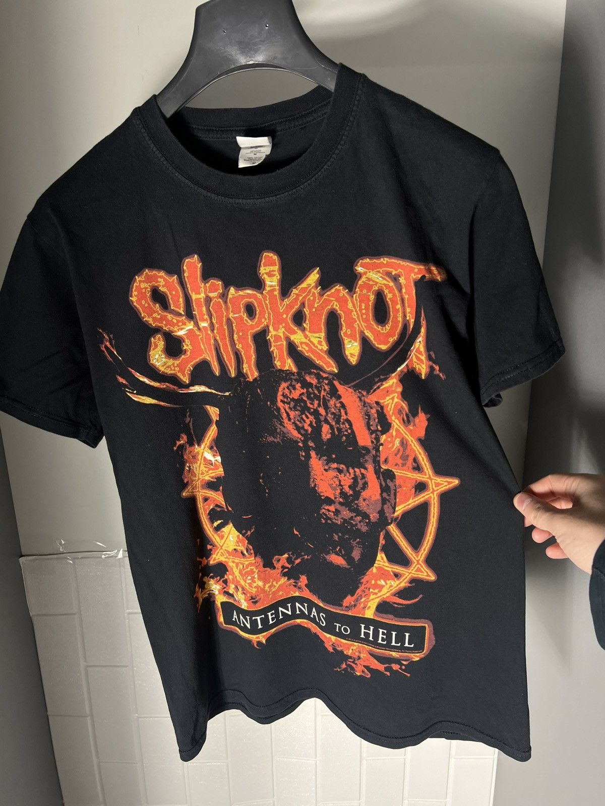 Slipknot × Vintage VERY RARE SLIPKNOT WORLD TOUR ROCK T-SHIRT DOUBLE PRINTED Size US M / EU 48-50 / 2 - 2 Thumbnail