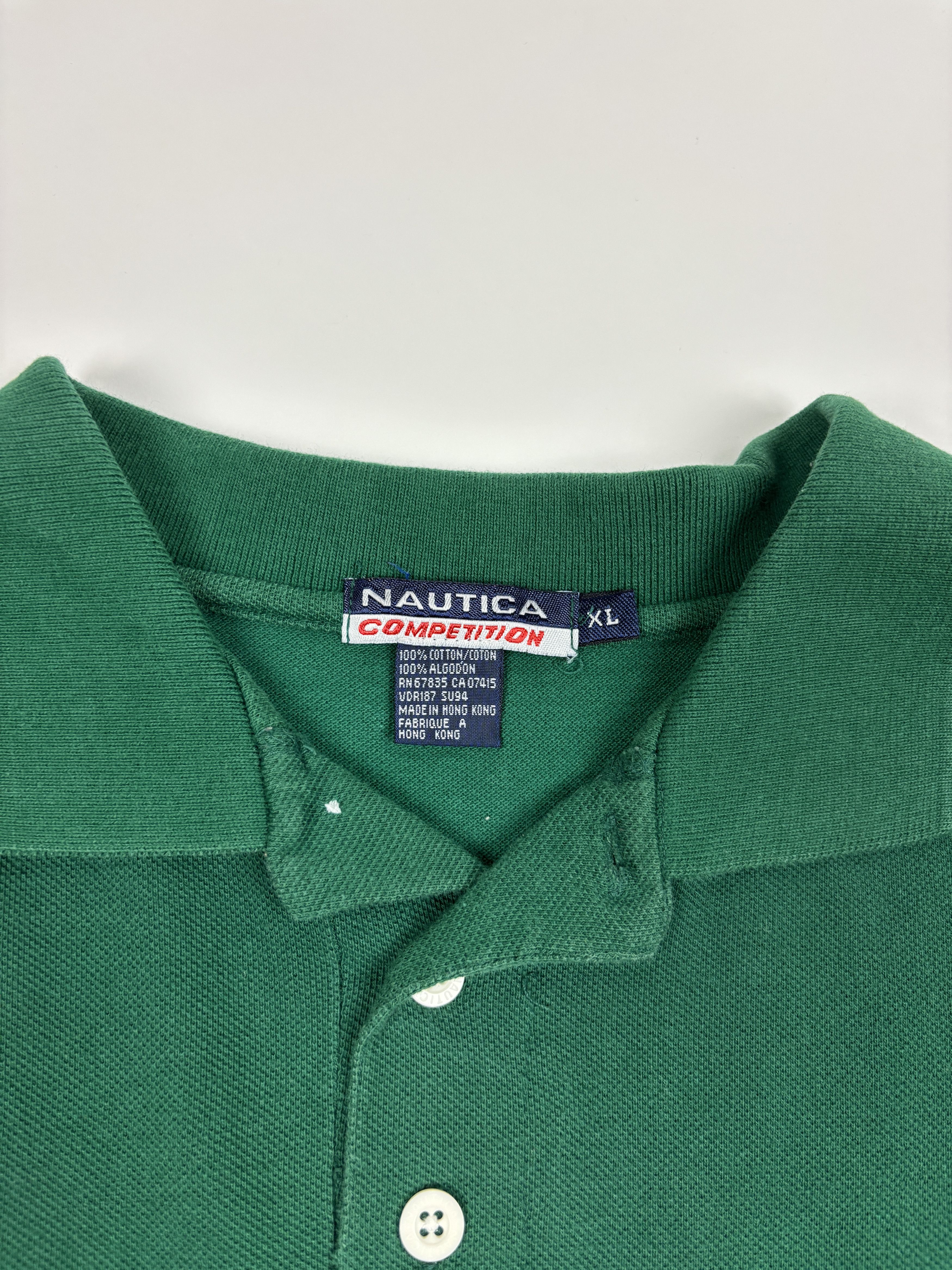 Nautica Vintage Nautica Long Sleeve Polo Size US XL / EU 56 / 4 - 2 Thumbnail