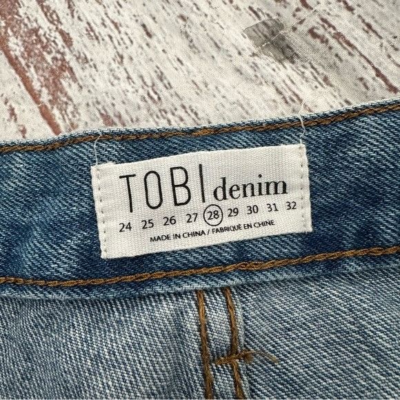 Other TOBI Denim Cut-Off Jean Shorts Size 28" / US 6 / IT 42 - 4 Thumbnail