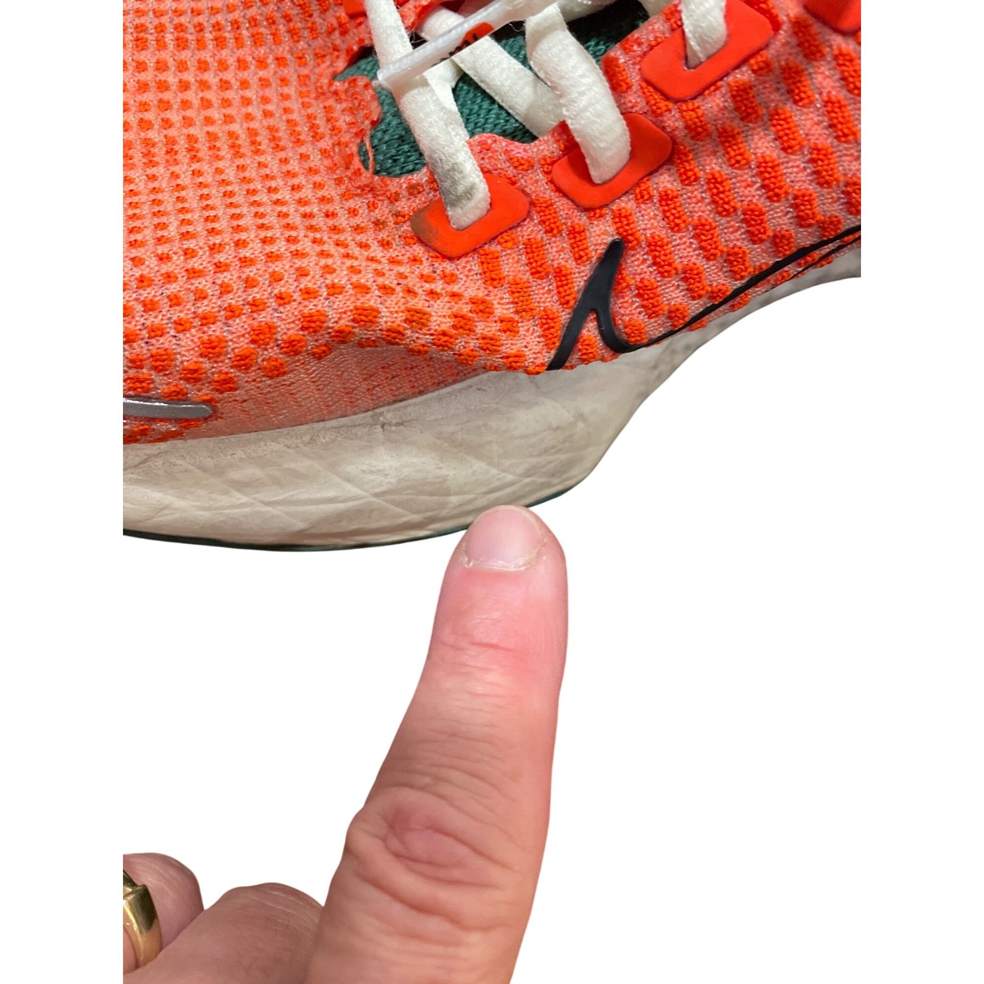 Nike Nike Air Zoom "75" Mens invicible run flyknit orange sneakes Size US 12.5 / EU 45-46 - 15 Thumbnail