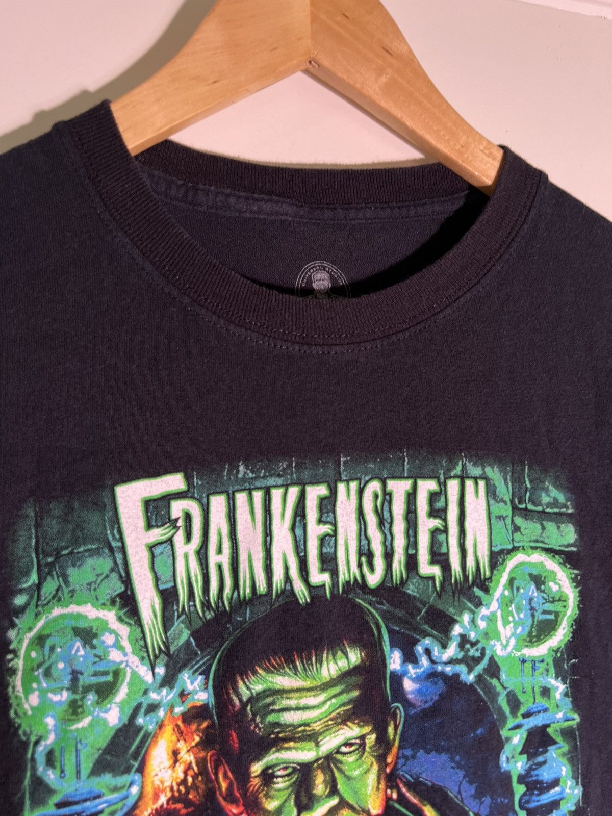 Vintage Late 2000’s Y2K VTG Vintage Rock Rebel Frankenstein T Shirt Size US L / EU 52-54 / 3 - 5 Thumbnail