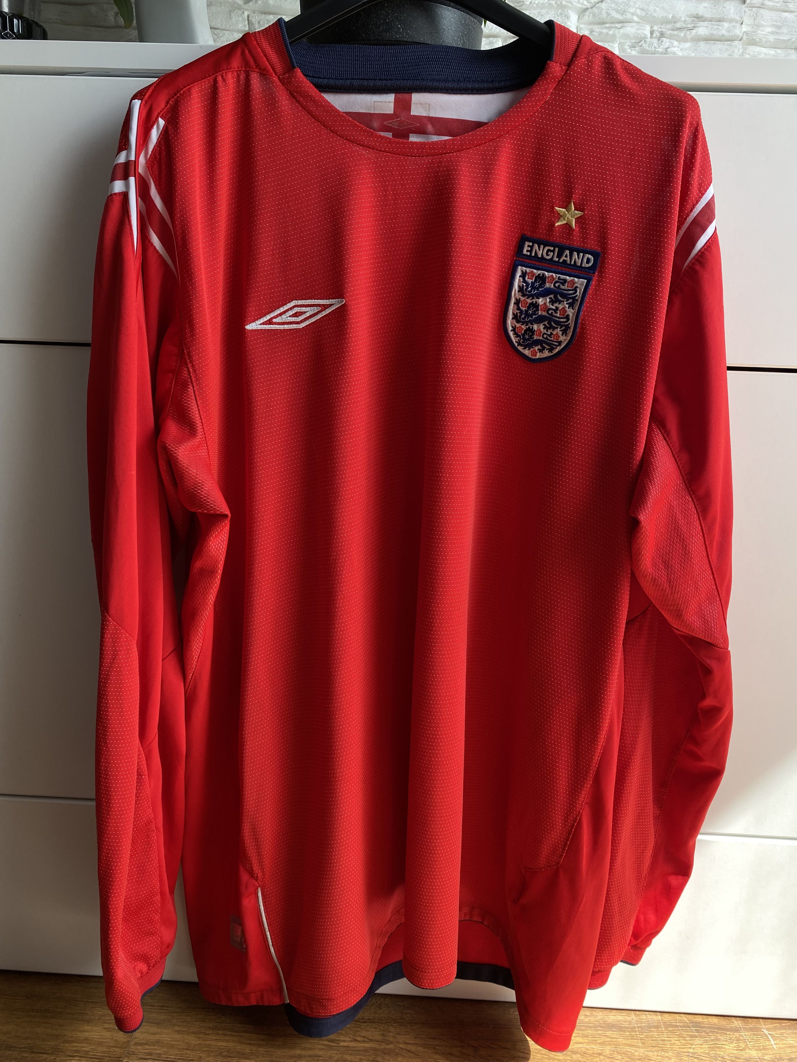 Umbro England National Football Shirt Vintage 2004-2006 Size US XL / EU 56 / 4 - 1 Thumbnail