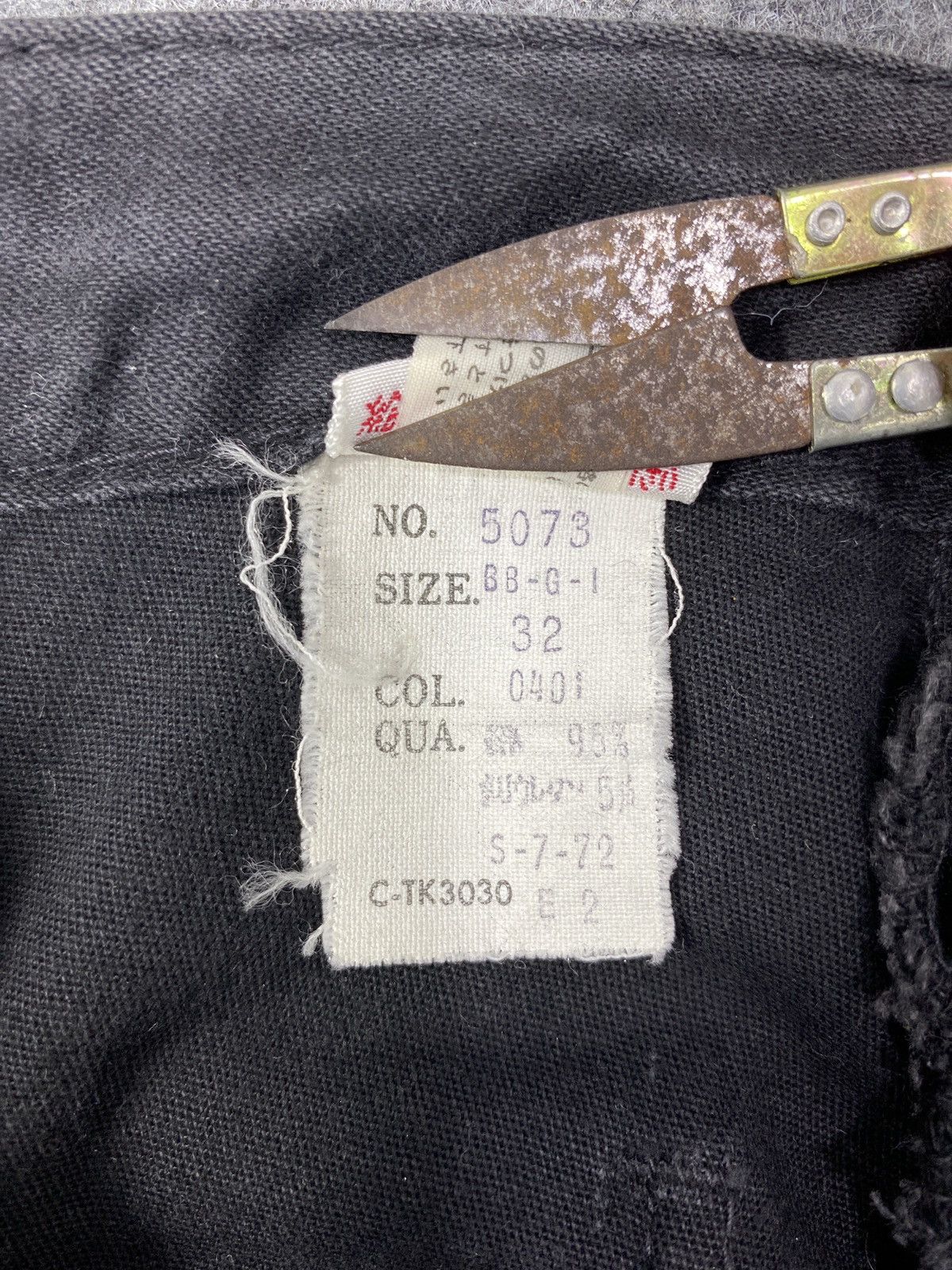 If Six Was Nine × Japanese Brand × Vintage Yankee Blueborn Bootcut Black Denim - J1129 Size US 28 / EU 44 - 11 Thumbnail