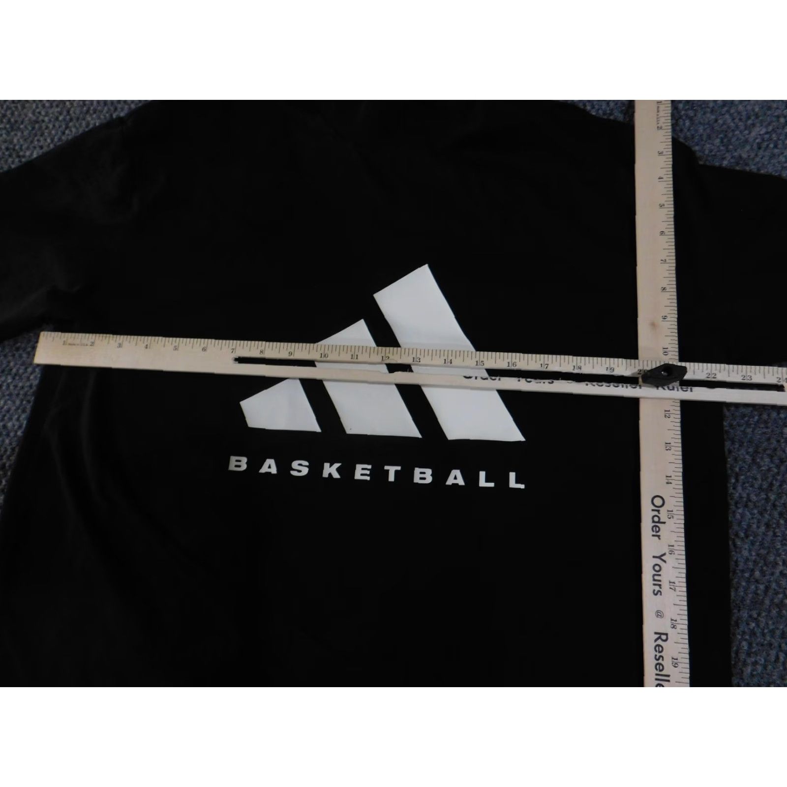 Adidas Adidas Shirt Mens Small Black Basketball Graphic Tee Short Sleeve Athletic Cotton Size US S / EU 44-46 / 1 - 7 Thumbnail
