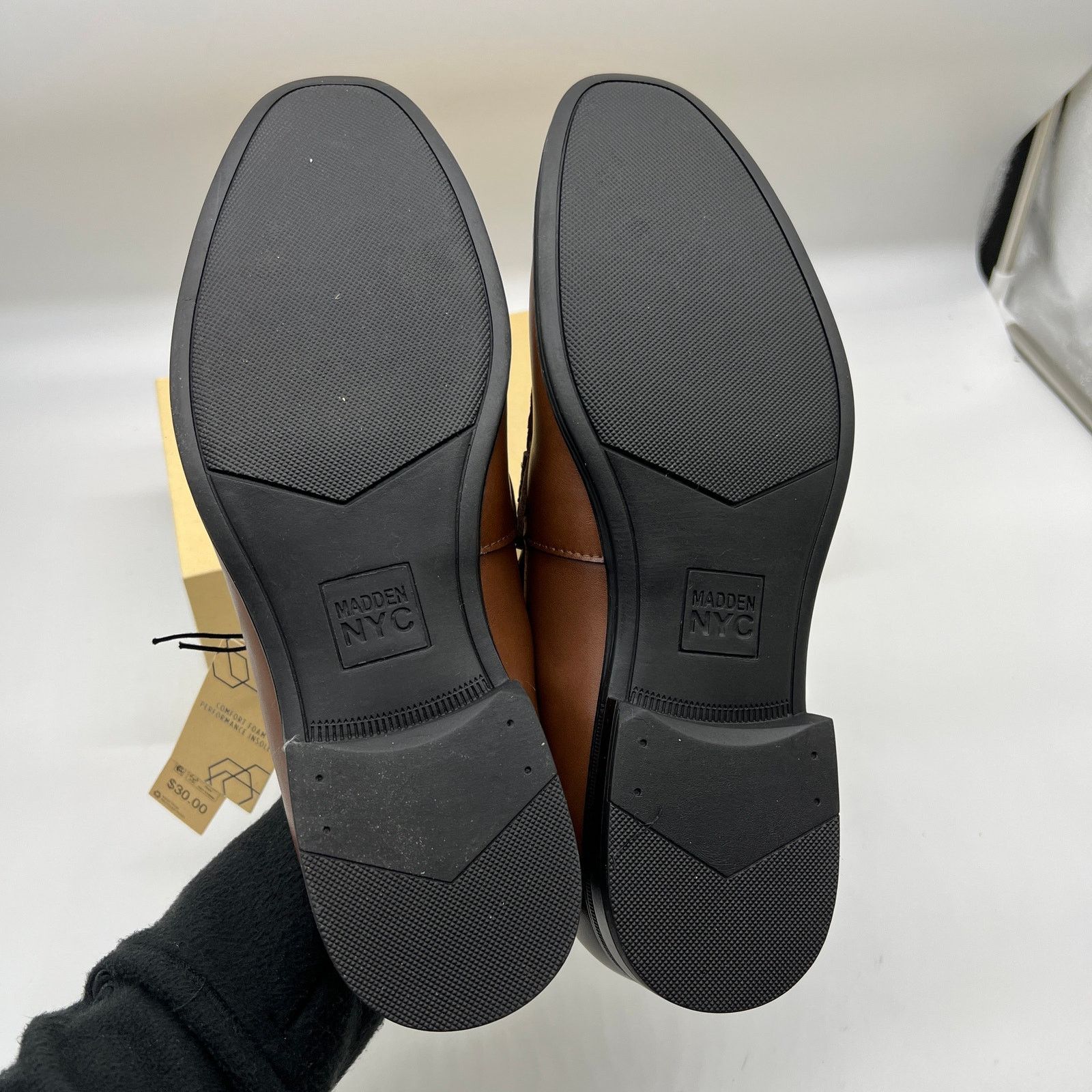 Other Madden NYC Men's Gunner Dress Loafer Brown Cognac Size 9.5 Size US 9.5 / EU 42-43 - 8 Thumbnail