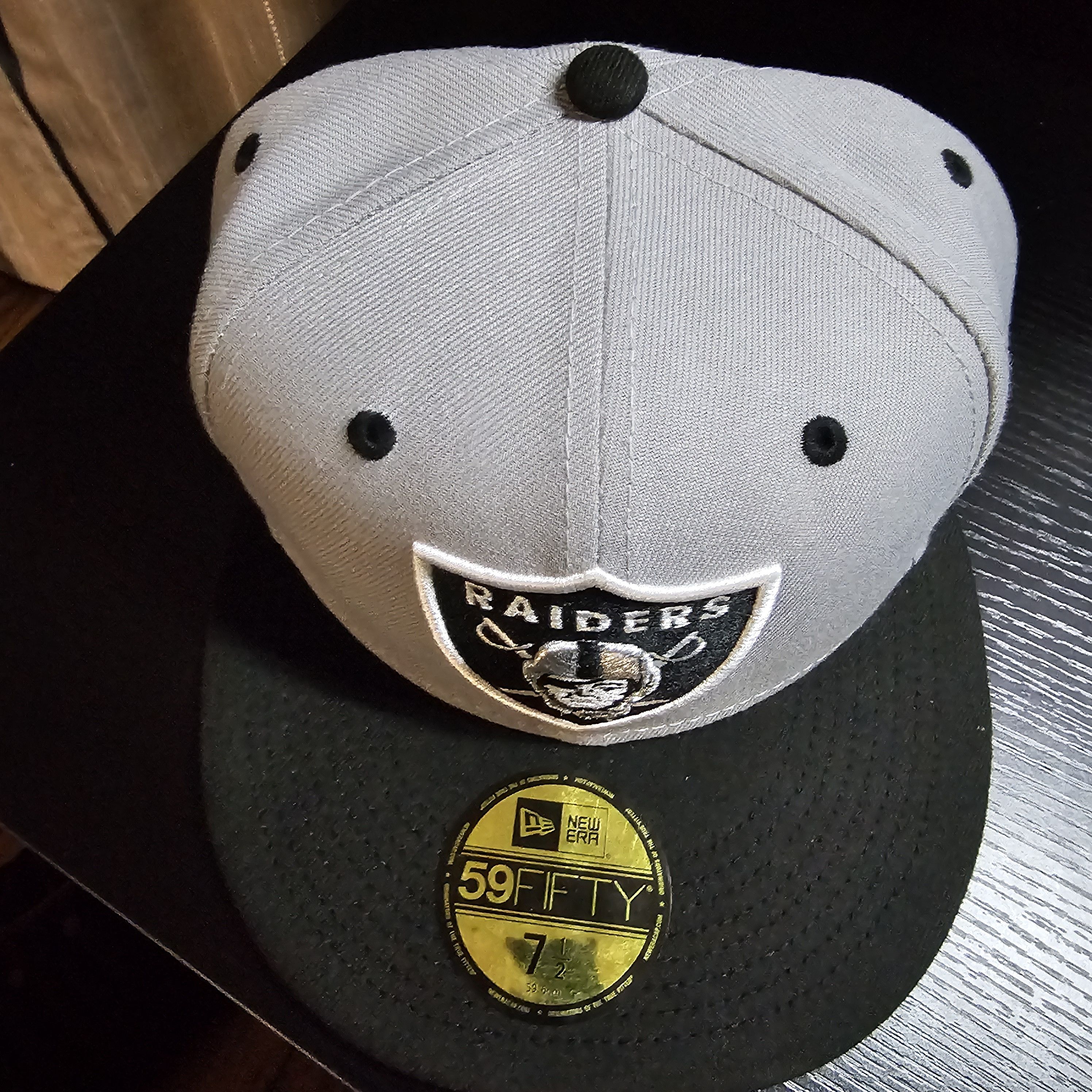 New Era Raiders Gray Storm Size ONE SIZE - 3 Thumbnail
