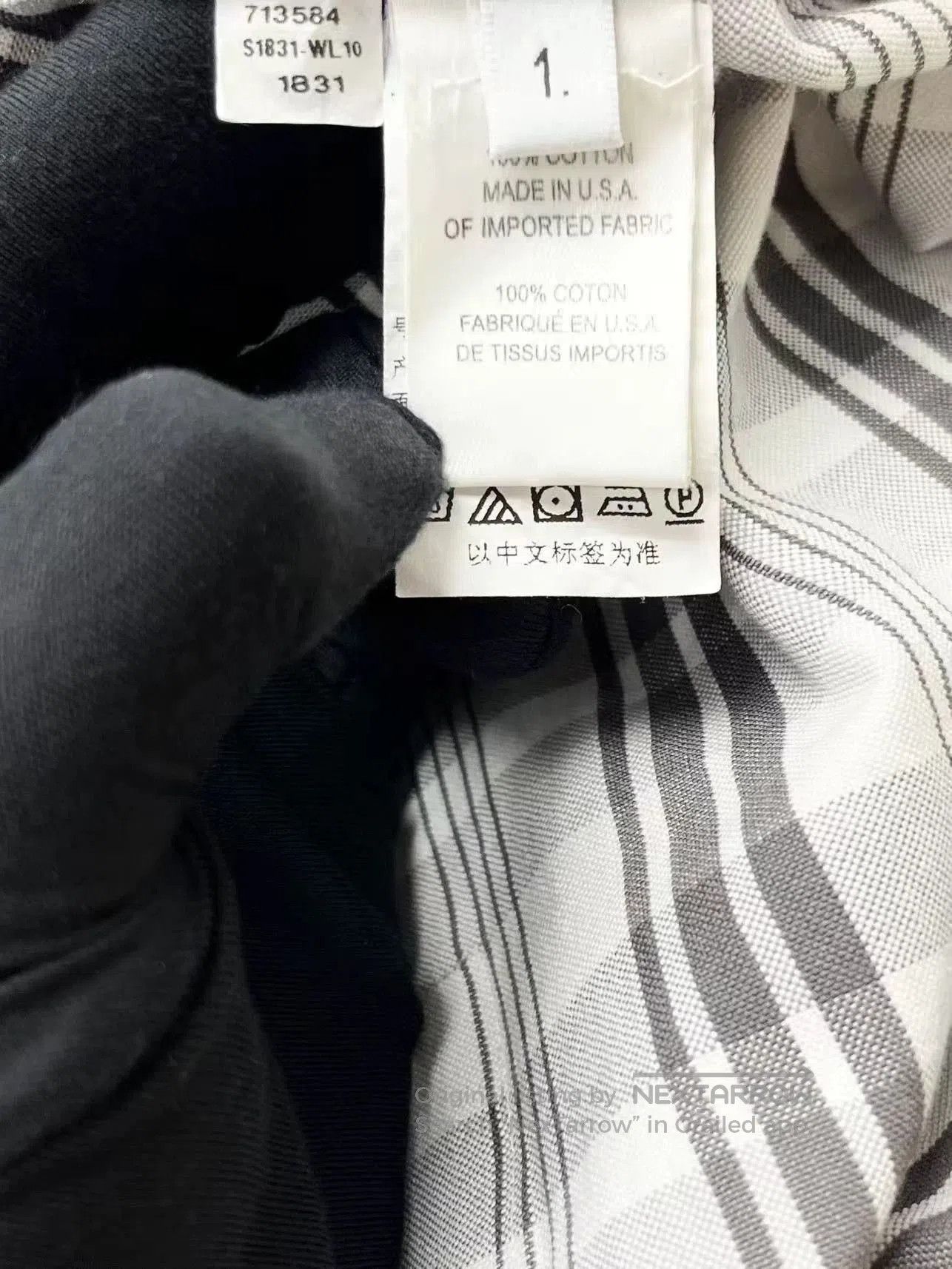 Thom Browne thom browne gray white plaid button. Size US M / EU 48-50 / 2 - 6 Thumbnail