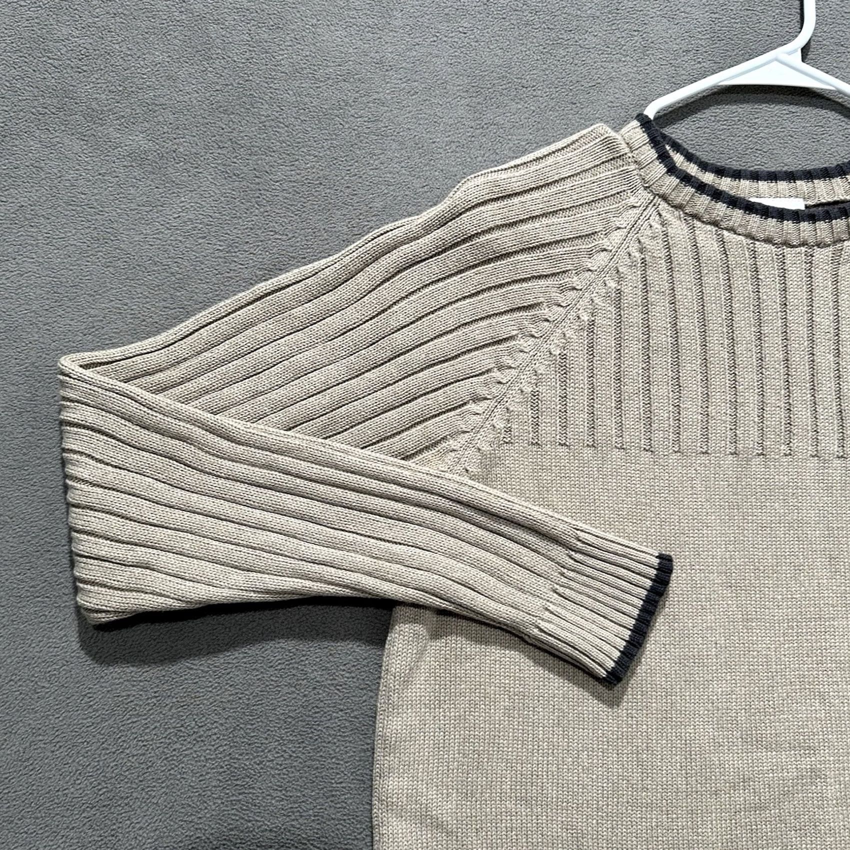 Vintage Columbia Sweater Mens M Beige Crewneck Ribbed Knit Pullover Distressed READ Size US M / EU 48-50 / 2 - 4 Thumbnail