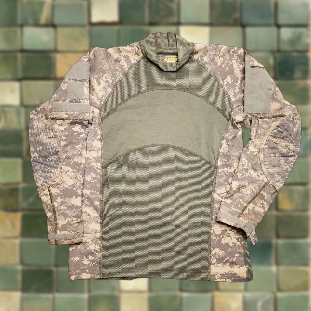Vintage Massif Mountain Gear Shirt Men L Green Digital Camoflage Army Combat ACS USA Shirt Mens Green Camouflage Military USA Size US L / EU 52-54 / 3 - 1 Thumbnail