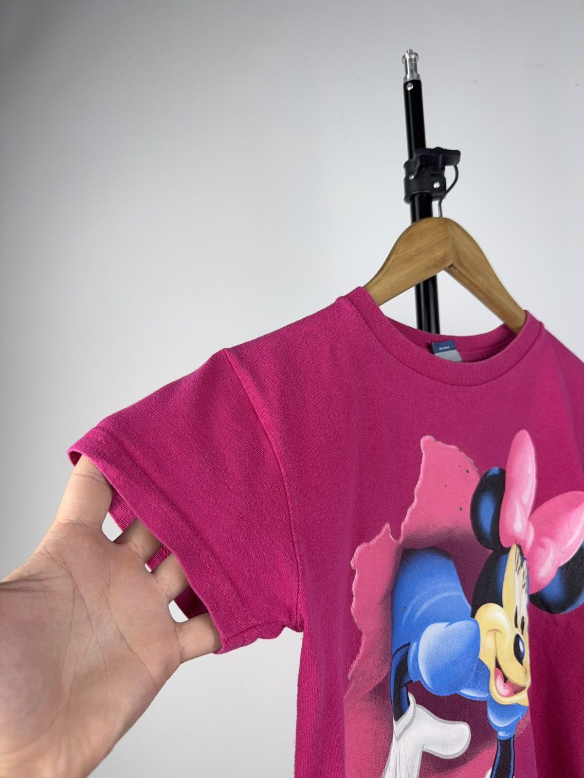 Disney Vintage Disney Minnie Mouse 3D Graphic Tee Pink Y2K Style Size S / US 4 / IT 40 - 5 Thumbnail