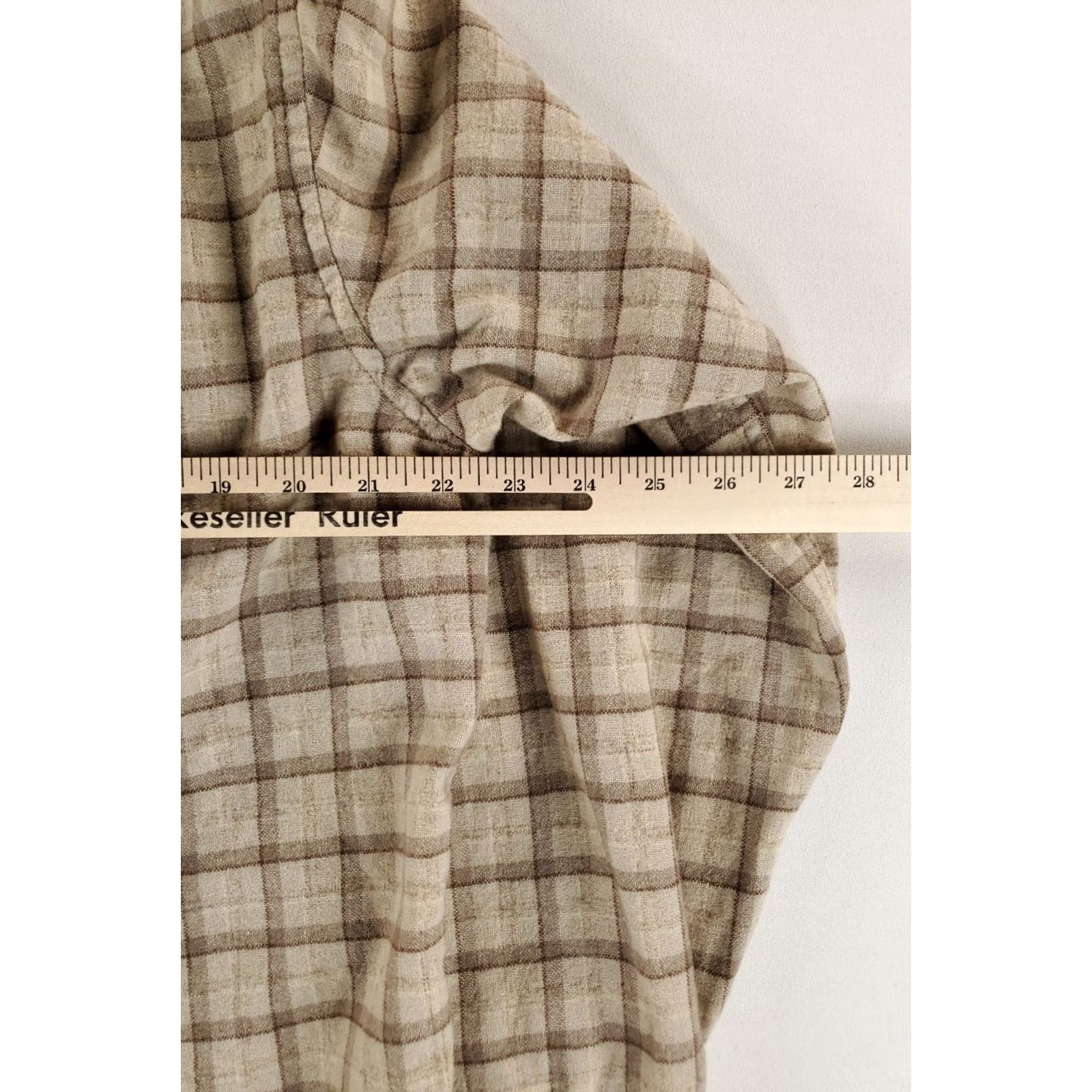 Pendleton VINTAGE Pendleton Shirt Plaid Brown Tan Beige Long Sleeve Mens L 16.5 Guides 60s Size US L / EU 52-54 / 3 - 4 Thumbnail