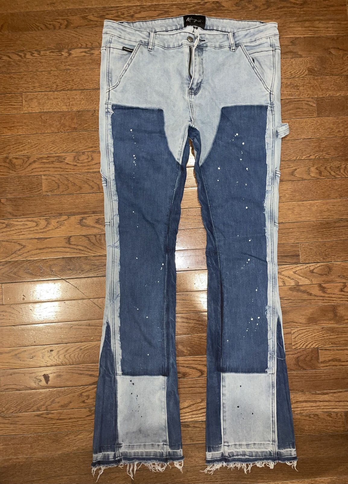 Other Men’s distress denim stacked jeans Size US 36 / EU 52 - 1 Thumbnail
