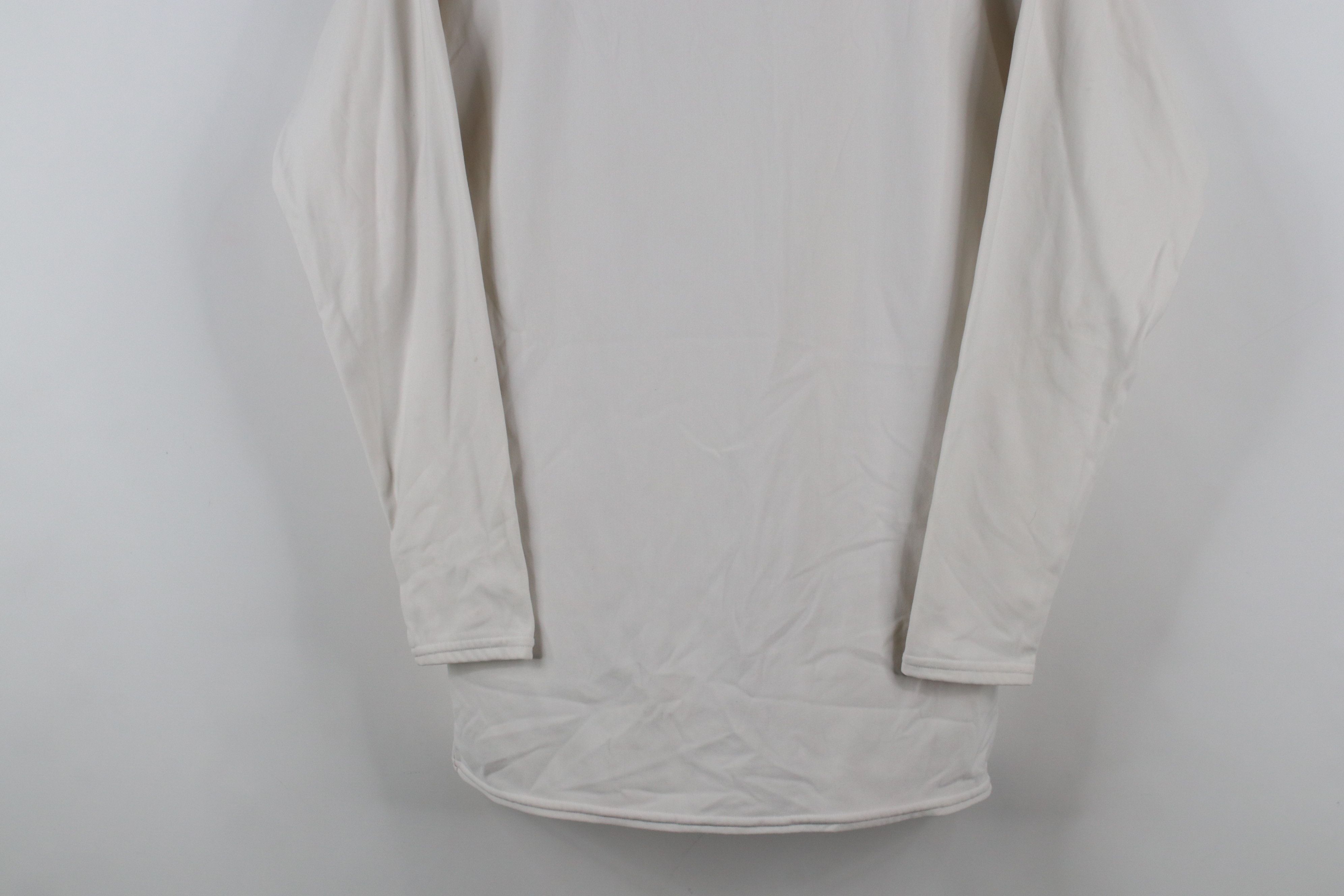 Under Armour × Vintage Under Armour Compression Mock Neck Long Sleeve T-Shirt White Size US XL / EU 56 / 4 - 3 Thumbnail