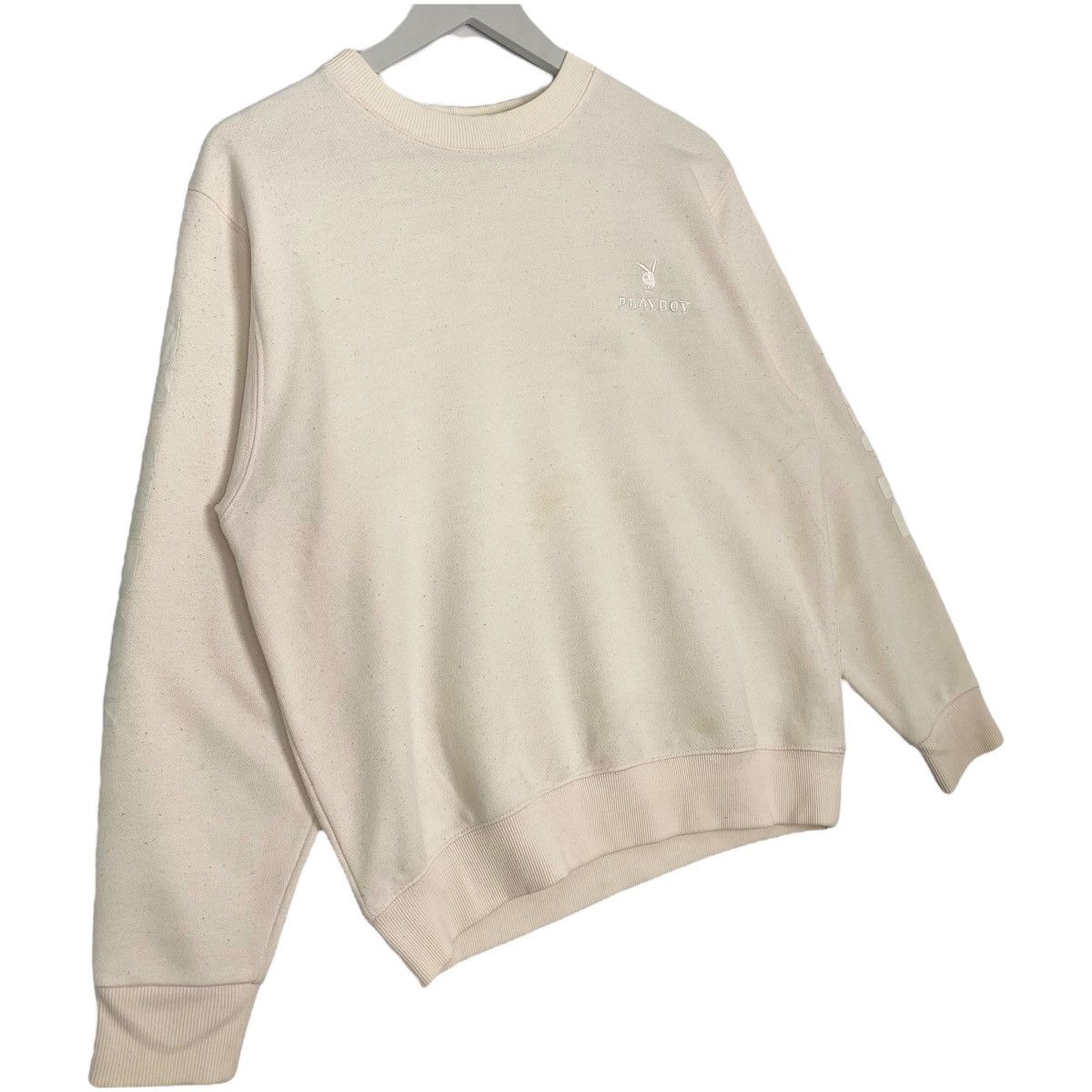 Vintage Vintage Playboy Sweatshirt Crewneck Soft Pink Big Logo Size US M / EU 48-50 / 2 - 3 Thumbnail