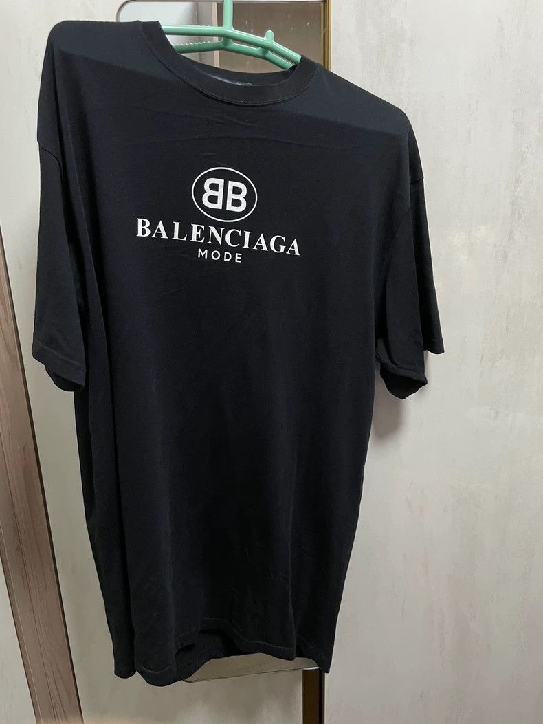 Balenciaga Balenciaga Double B Logo Black Short Sleeve, Size XS Size US XS / EU 42 / 0 - 1 Thumbnail