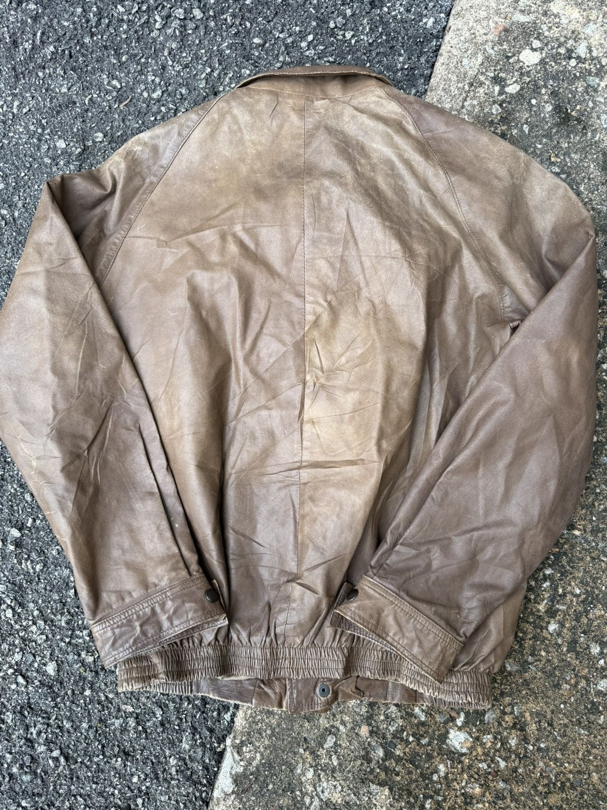 Genuine Leather ALFAROMEO VINTAGE LATHER JACKET Size US M / EU 48-50 / 2 - 2 Thumbnail