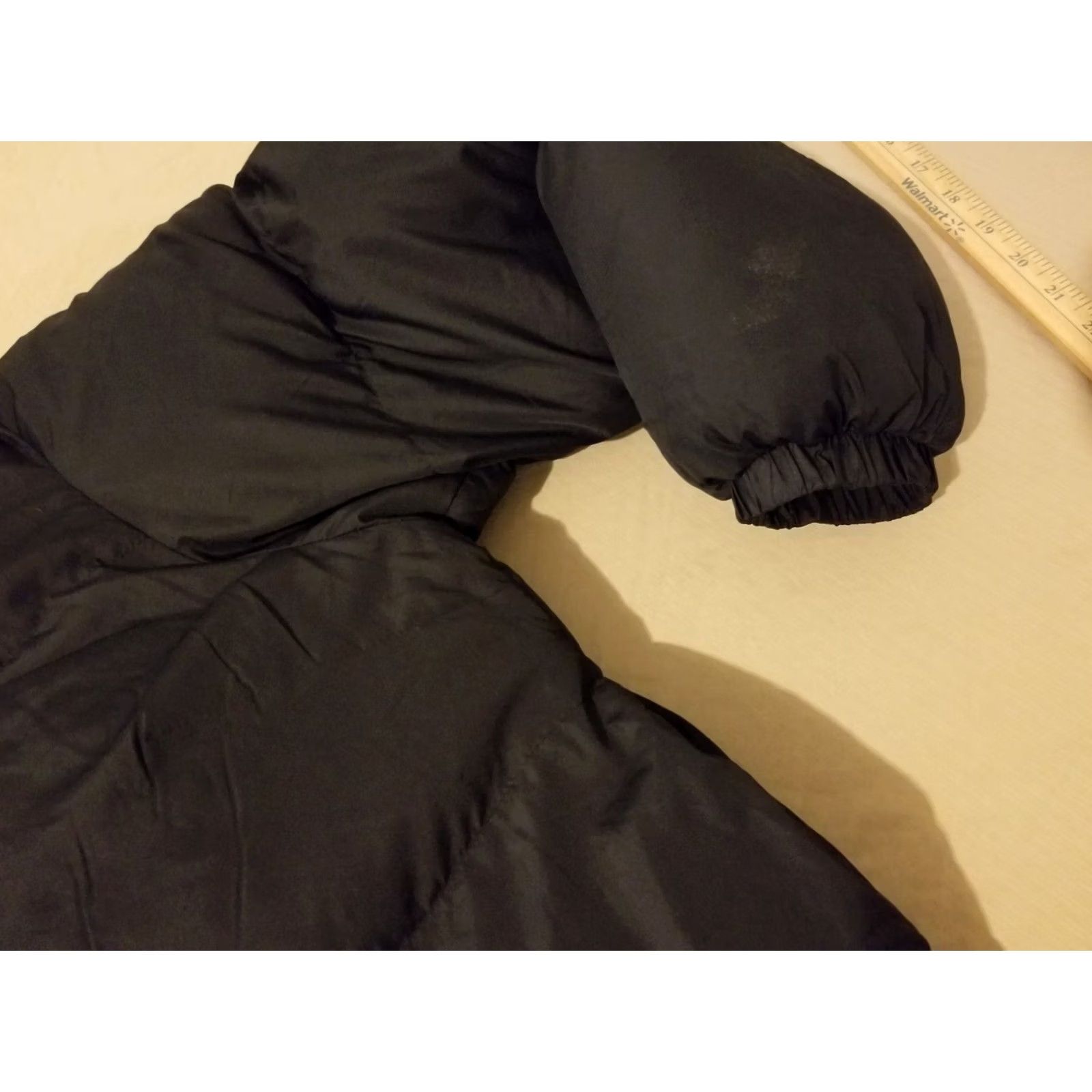 Fabletics Fabletics Down Crop Jacket 3X Black Puffer Coat Womens Size XXL / US 16-18 / IT 52-54 - 3 Thumbnail