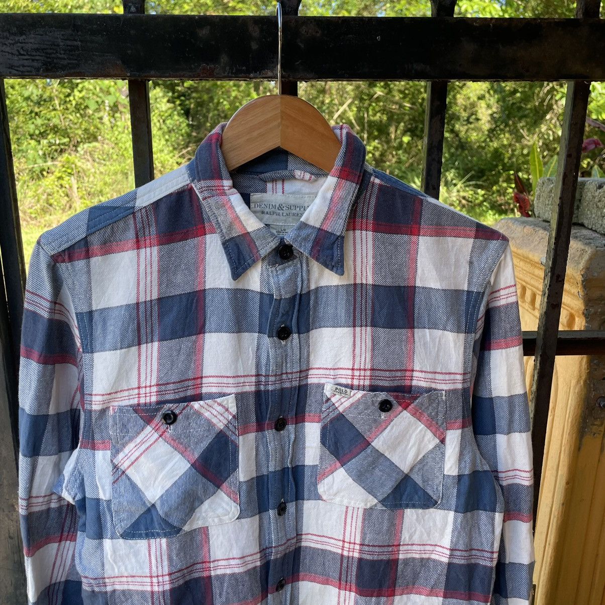 Denim & Supply Ralph Lauren × Ralph Lauren × Vintage 🔥Denim Supply Ralph Lauren Checkerd Buttons Shirts Size US M / EU 48-50 / 2 - 4 Thumbnail