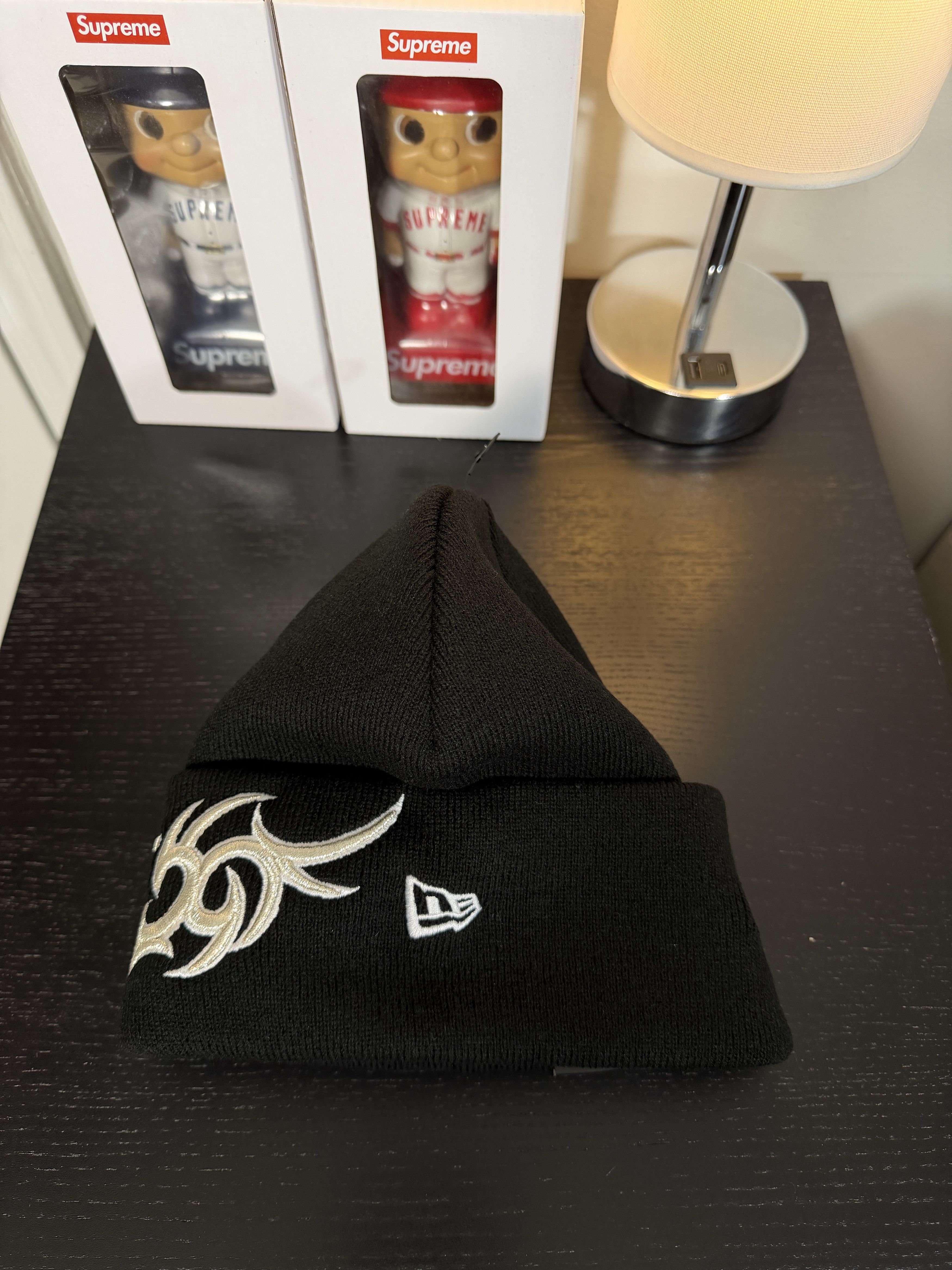 Supreme TRIBAL S LOGO BEANIE Size ONE SIZE - 3 Thumbnail