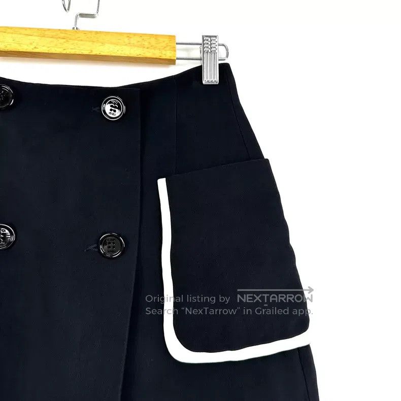 Fendi Fendi Black Double Breasted Blazer Skirt Size 25" / US 0 / IT 36 - 4 Thumbnail