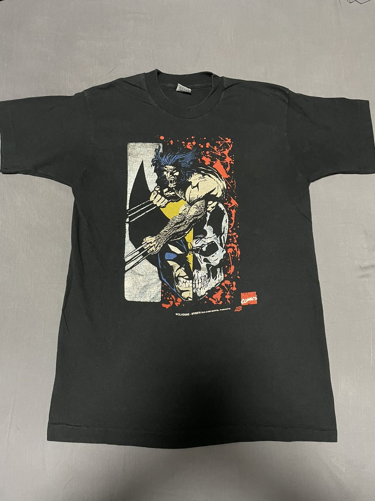 Fruit Of The Loom × Marvel Comics × Vintage Vintage 1993 Wolverine Marvel Comics Tee Size US M / EU 48-50 / 2 - 1 Thumbnail