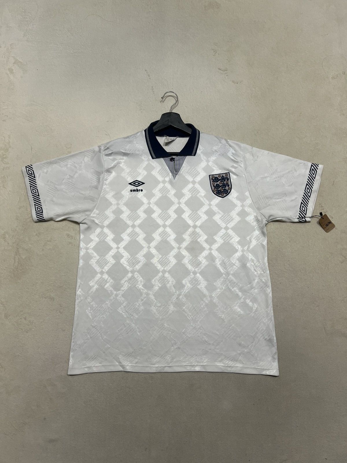 England 1990-92 Umbro Home Jersey Vintage
