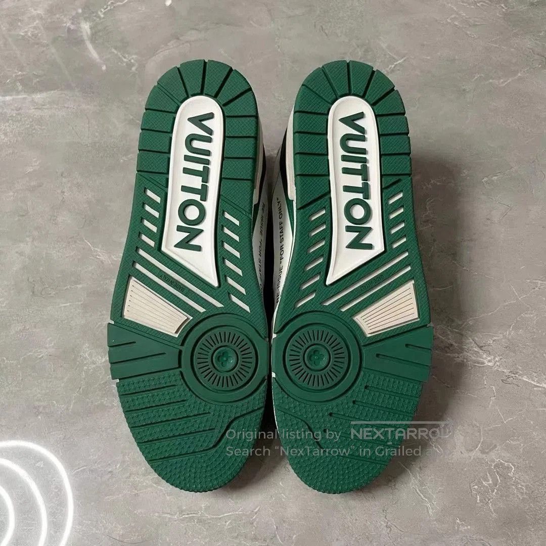 Louis Vuitton Louis Vuitton White Green Trainer Limited. Size US 8.5 / EU 41-42 - 7 Thumbnail