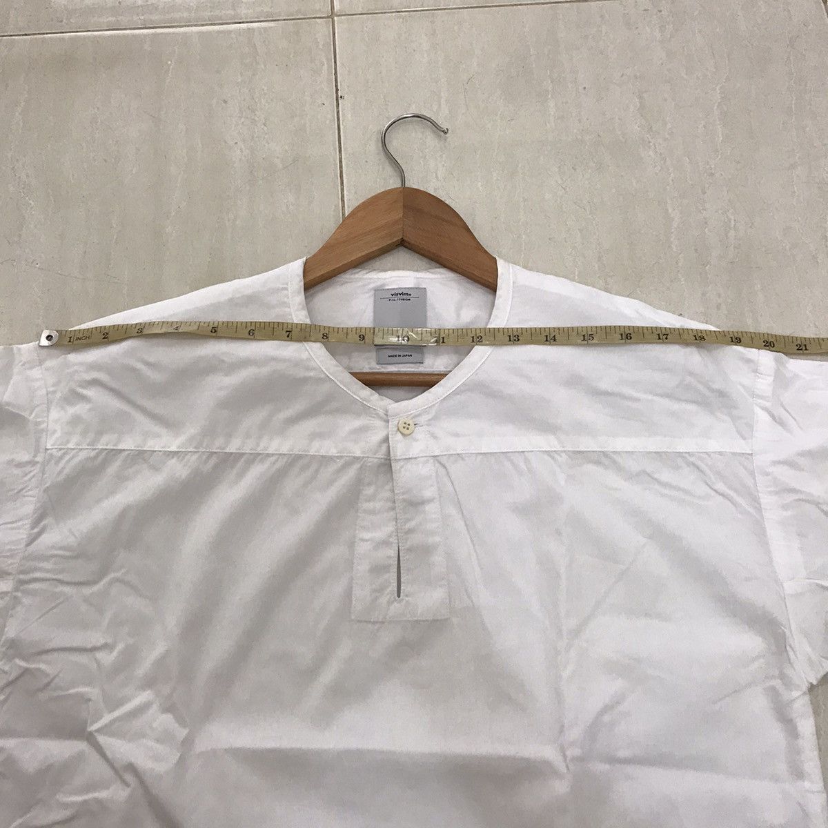 Visvim Visvim Collarless Stripe Trimmed Cotton Size US M / EU 48-50 / 2 - 13 Thumbnail